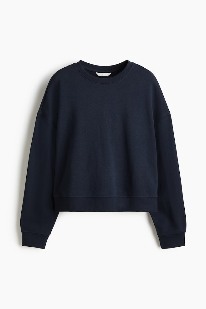Sweatshirt - Navy blue/Gray melange/Burgundy/Black - 1
