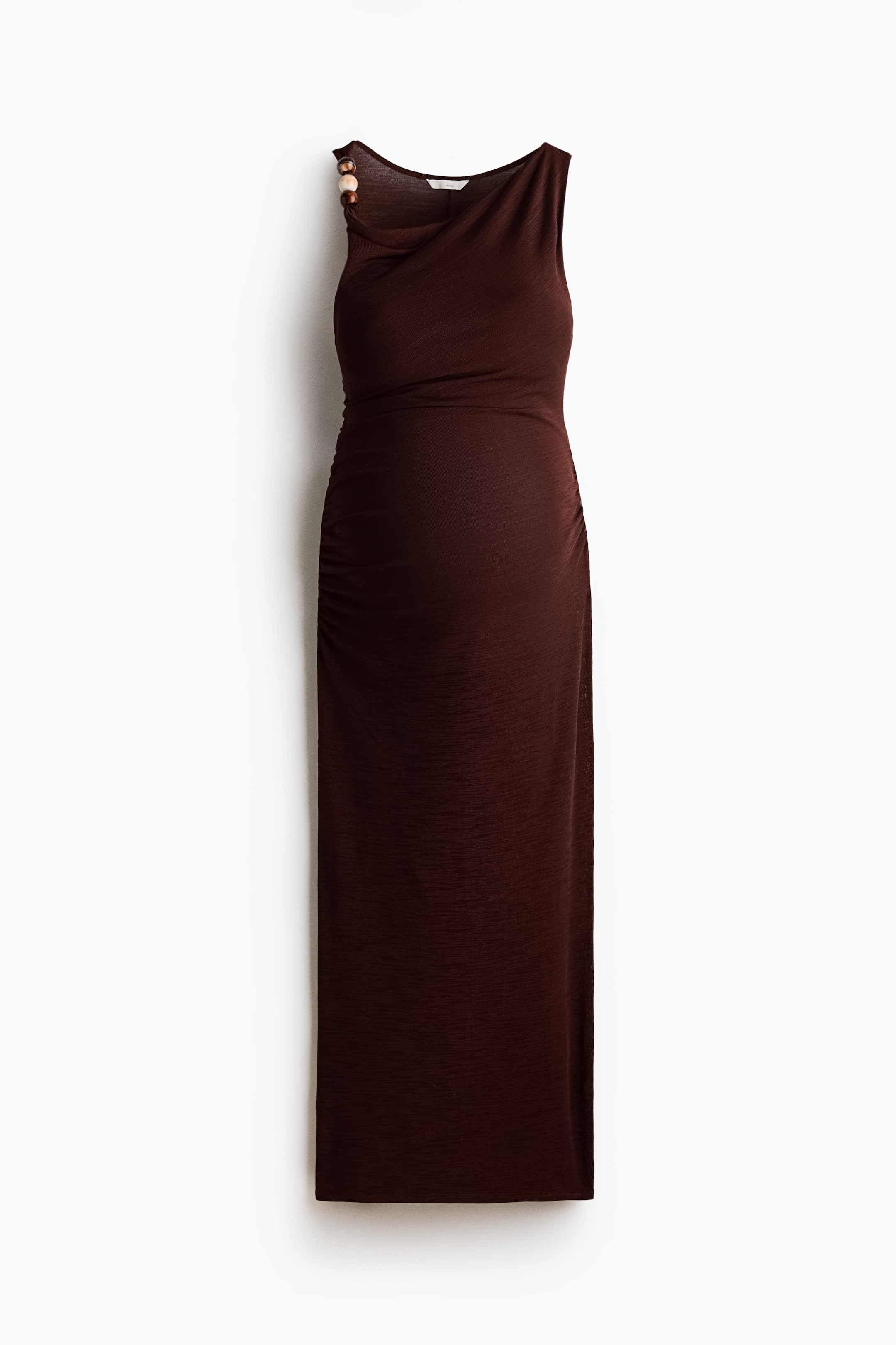 Agrandir l'image: MAMA Robe à encolure bénitier - Marron foncé | H&M FR 1
