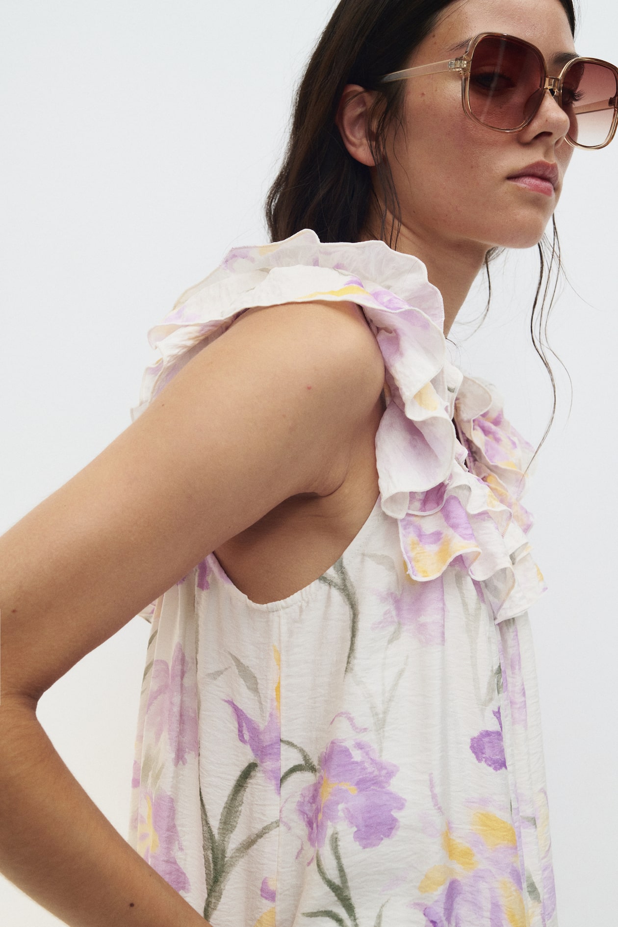Ruffle-Trimmed Dress - image 4