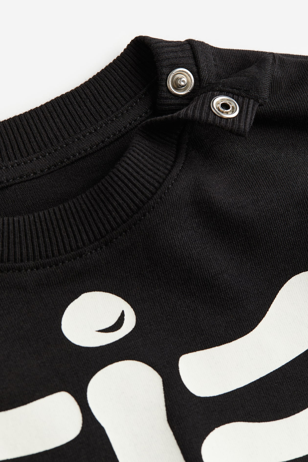2-piece Printed Jersey Set - Black/skeleton - Kids | H&M US