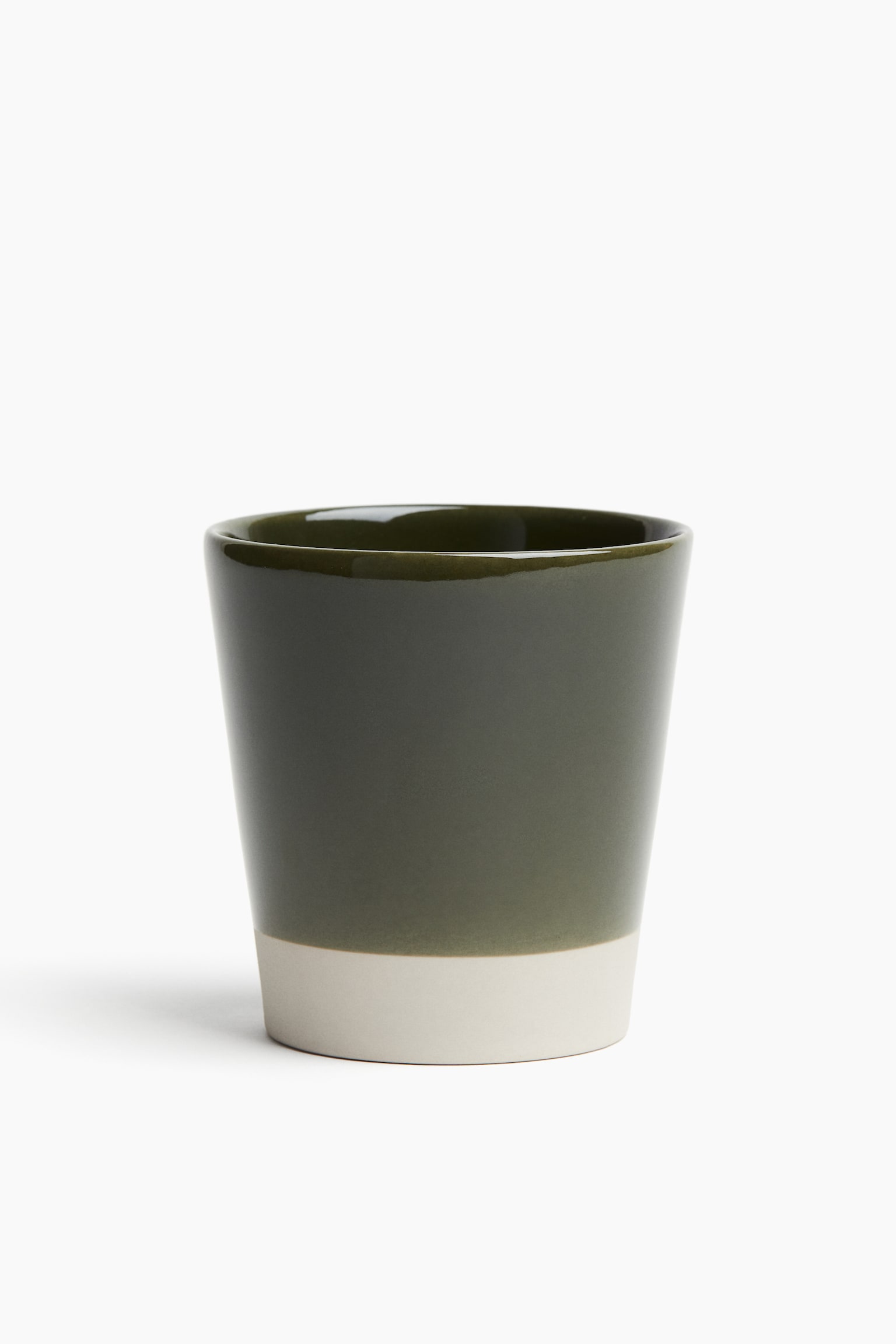 Tasse en grès cérame - Vert foncé/Gris clair/Beige foncé/Noir/Rouge/Rose ancien clair/Bleu - 1