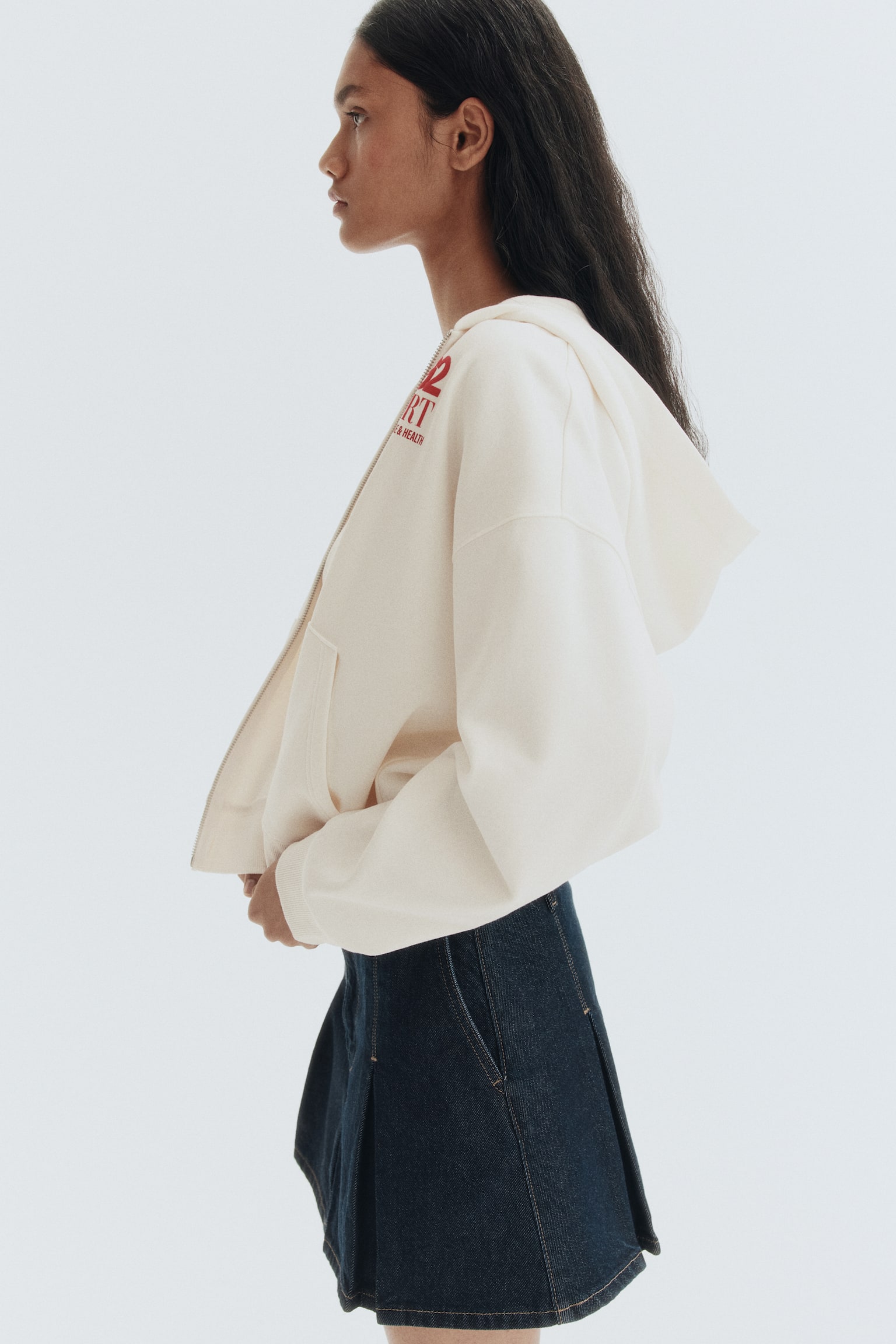 Zip-through hoodie - White/Sport/Navy blue/Newport/Dark red/Academia - 7