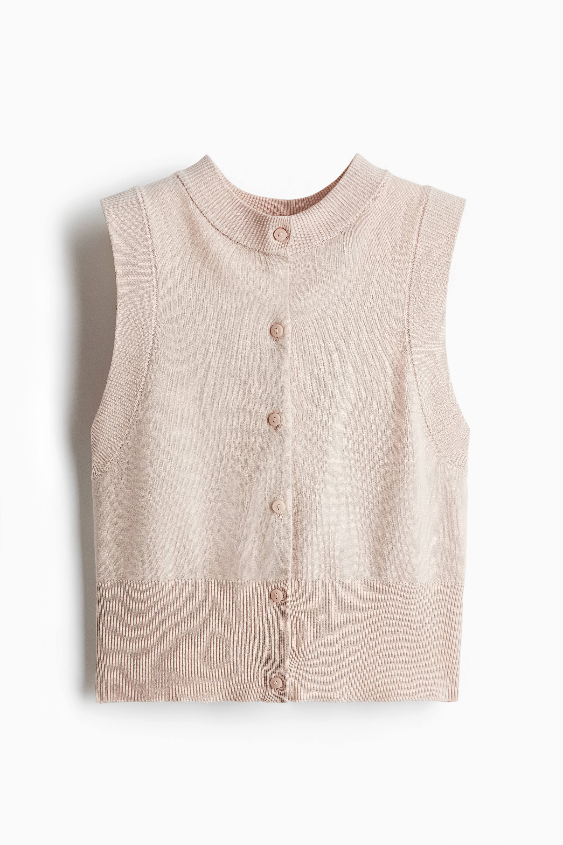 Button-front sweater vest