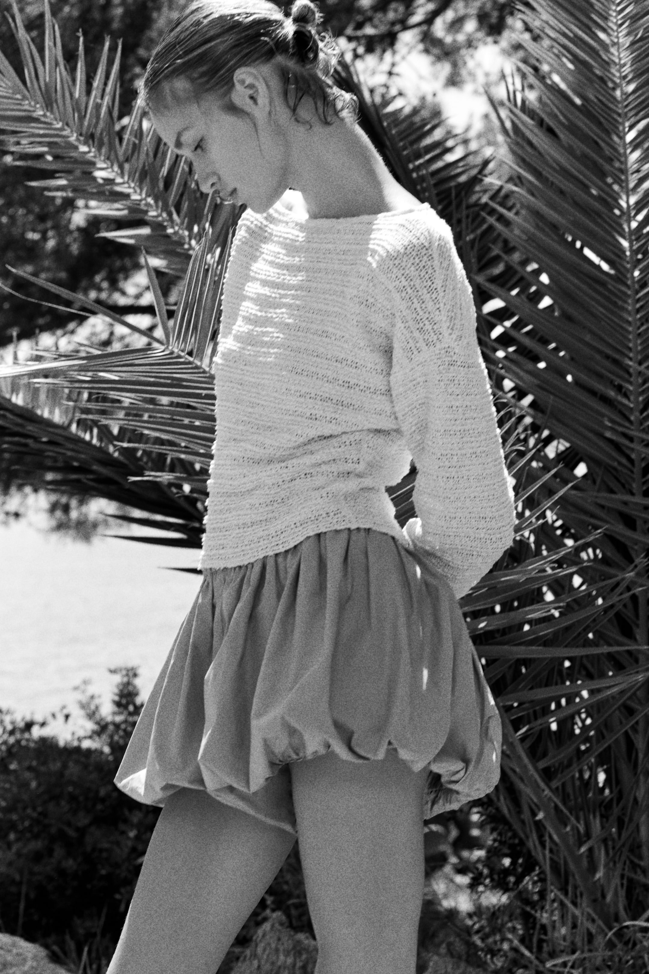Textured-Knit Top
