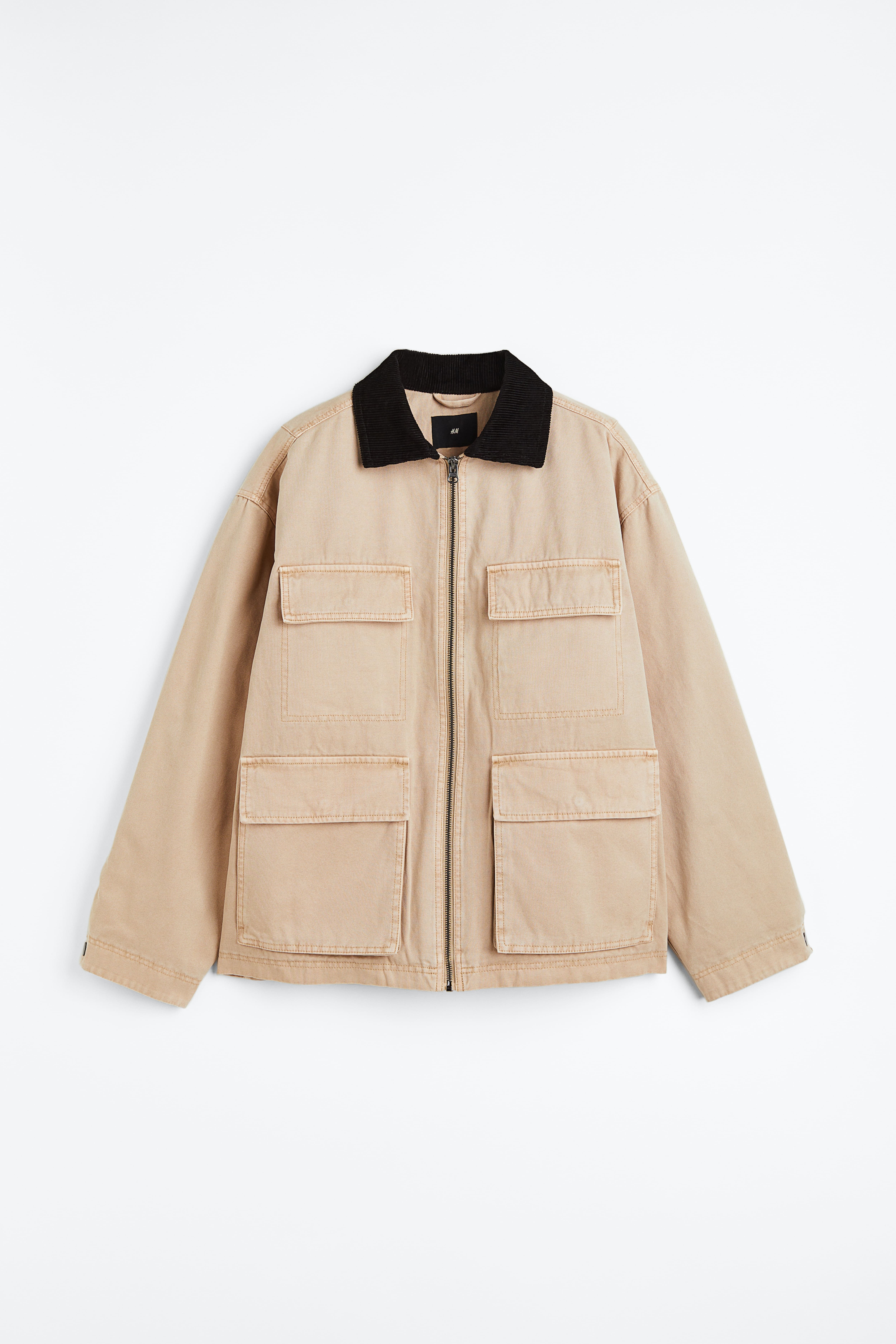 Fashion H&m beige jacket