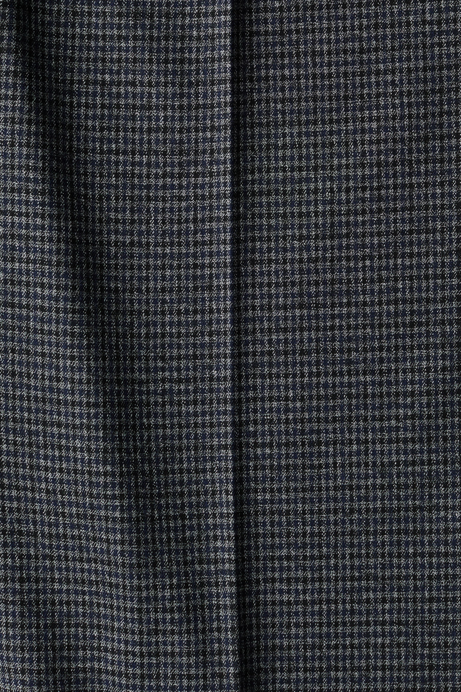 Мужские брюки H&M Regular-Fit Dress Pants, цвет: Тёмный серый / Клетчатый — фото 8