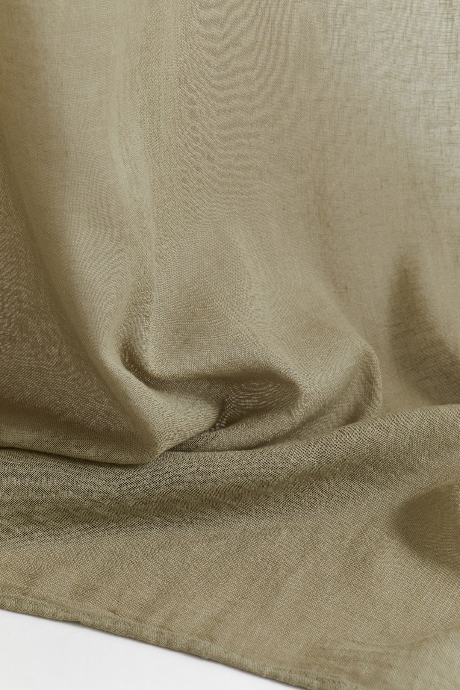 2-pack linen-blend curtains - Light khaki green/Light brick red/White/Light greige/Brown/Yellow - 3