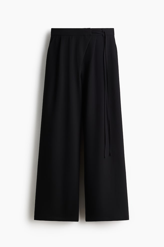 Wide trousers - Black - 1