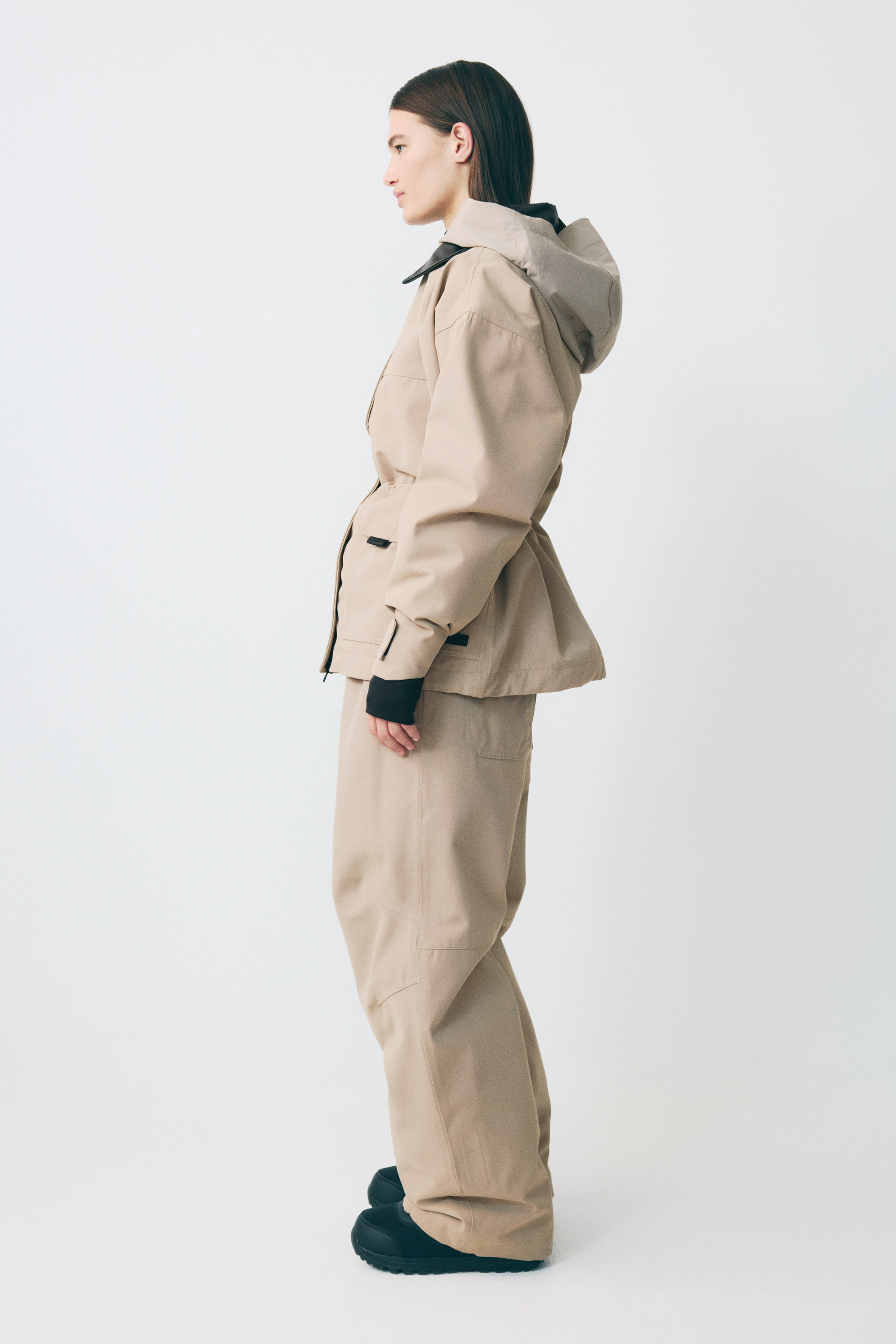 襟付きスキージャケット ThermoMove™ - ベージュ - レディース | H&M JP