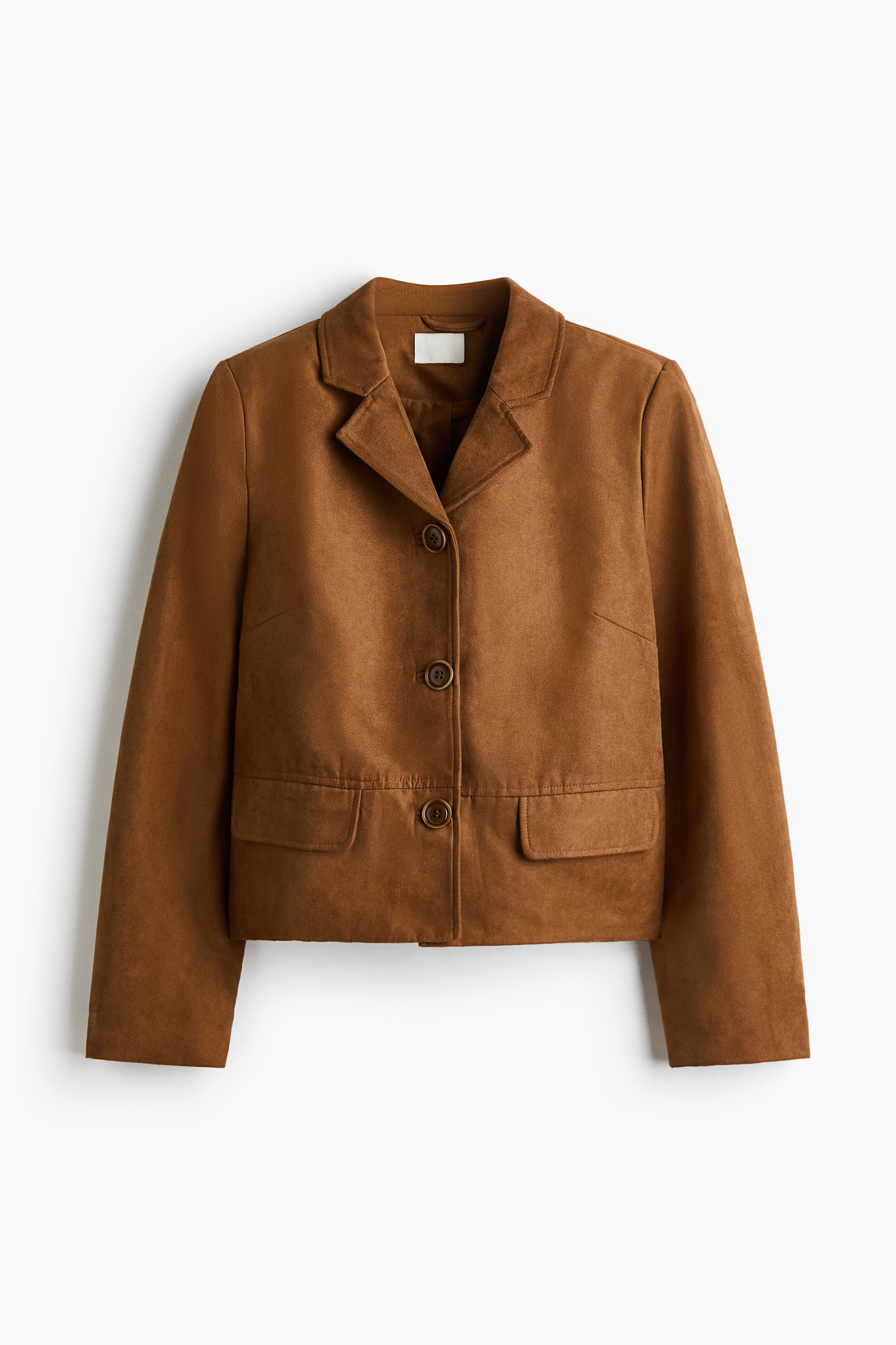 Single-breasted blazer - Dark beige