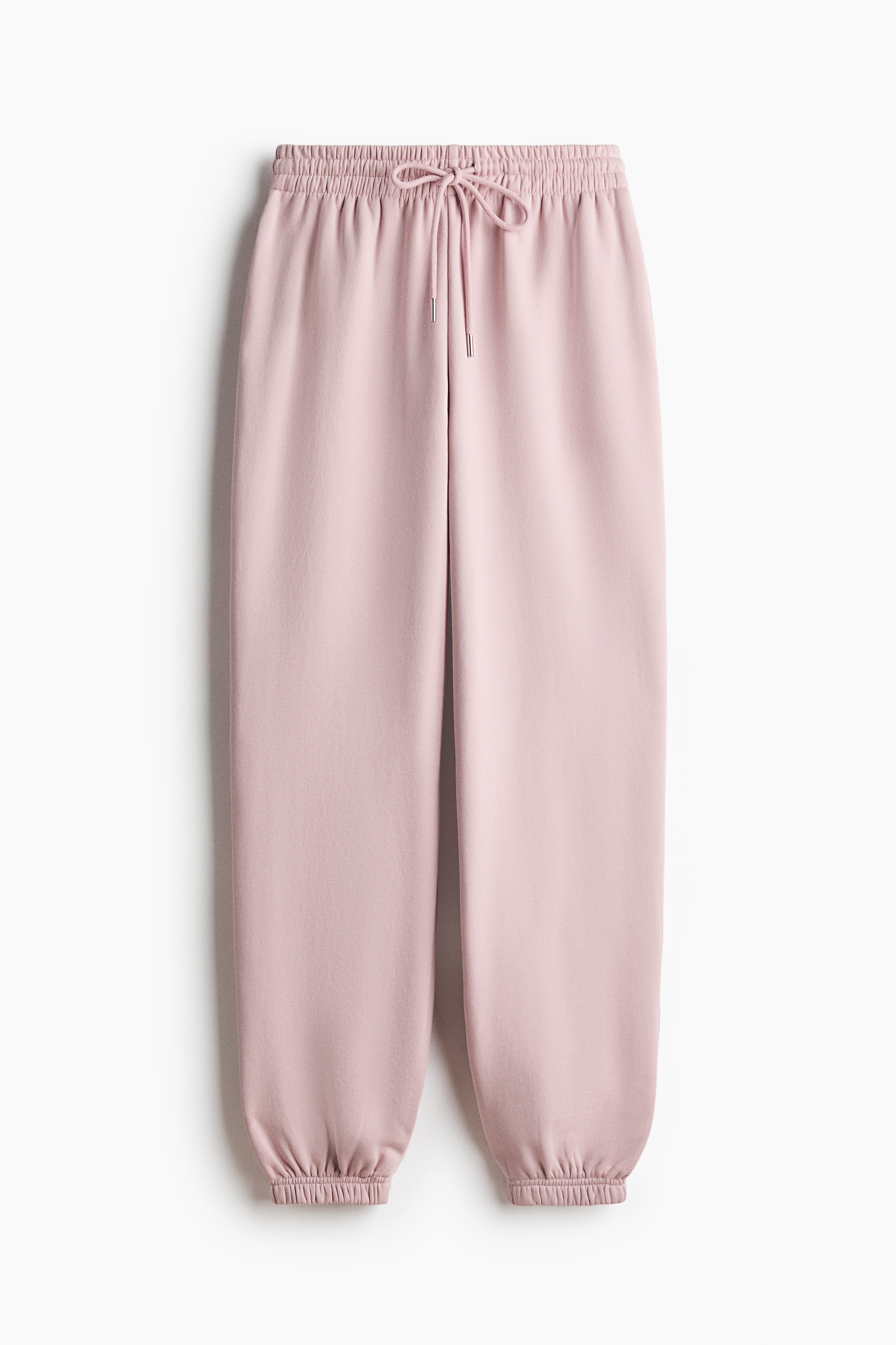 Pantalon en molleton de coton mélangé - Rose ancien clair/Noir/Gris clair chiné/Gris chiné/Jaune clair