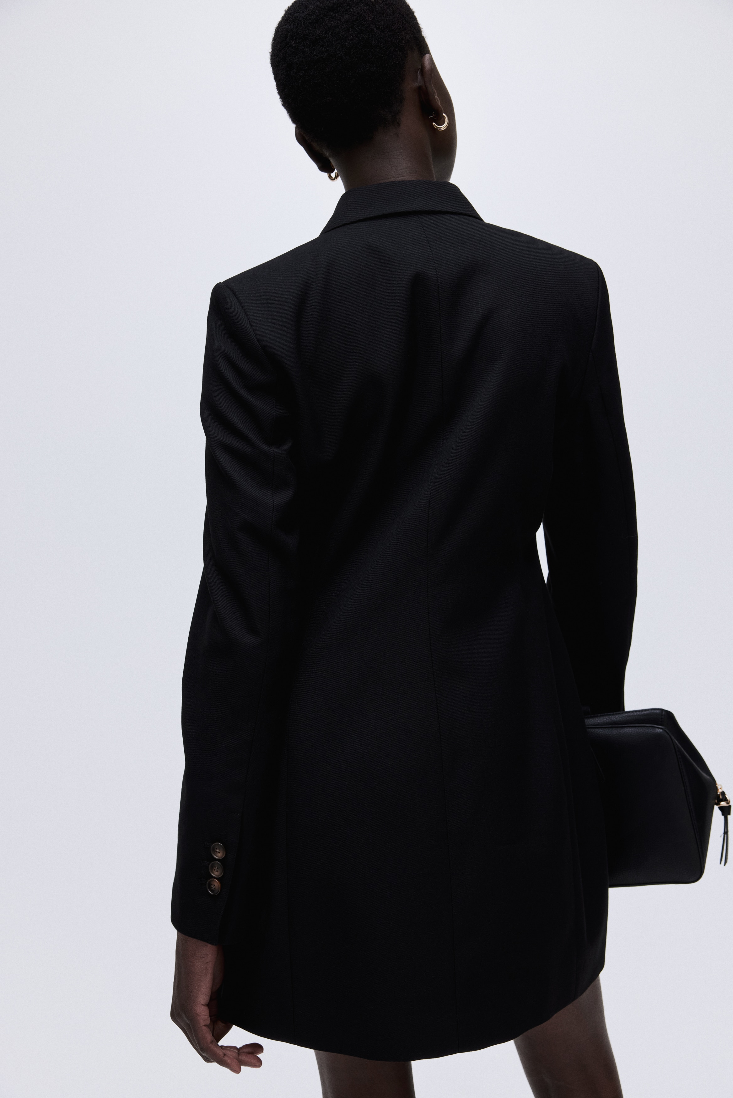 h and m black tie