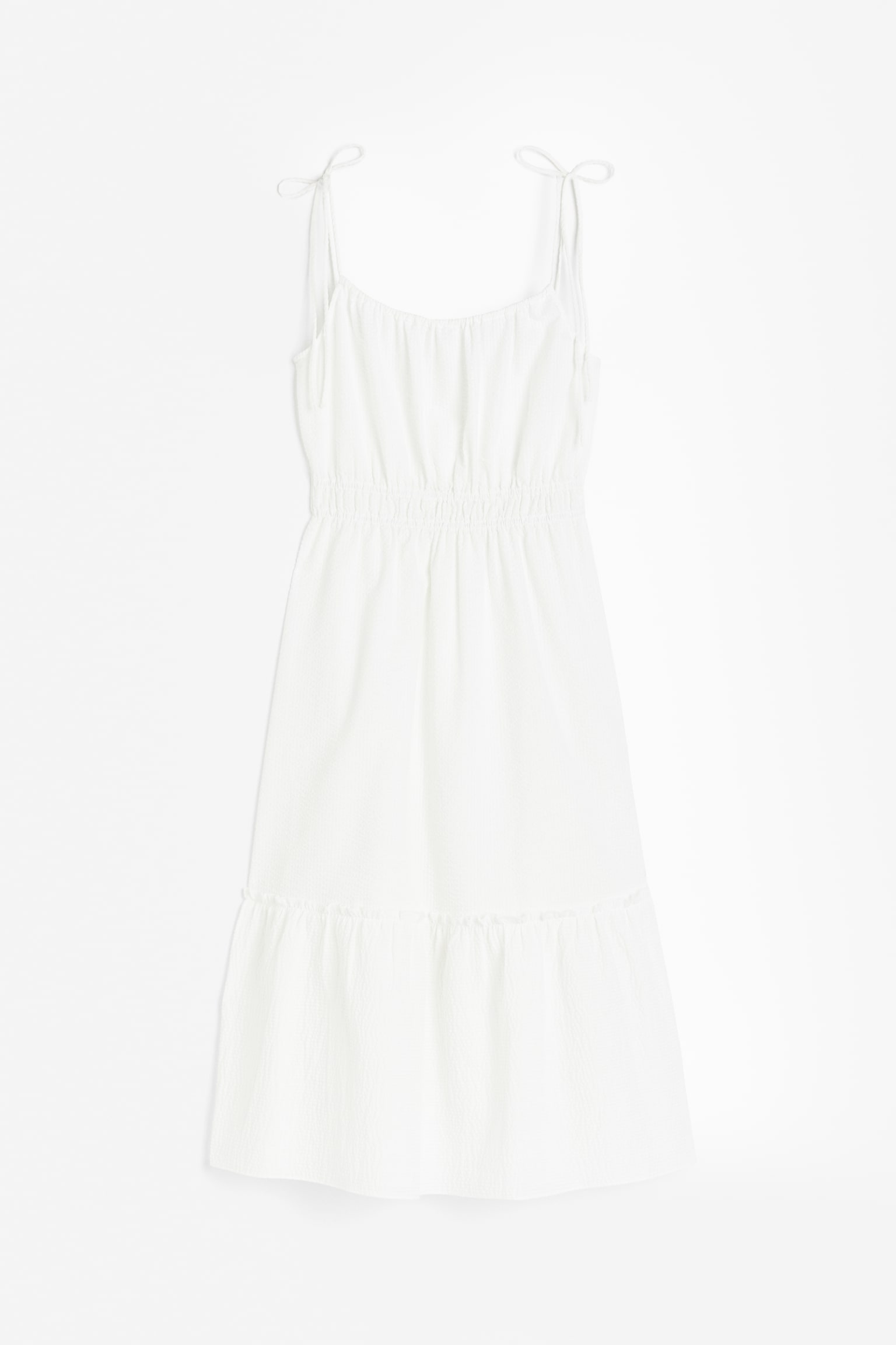 Tie-strap dress - White