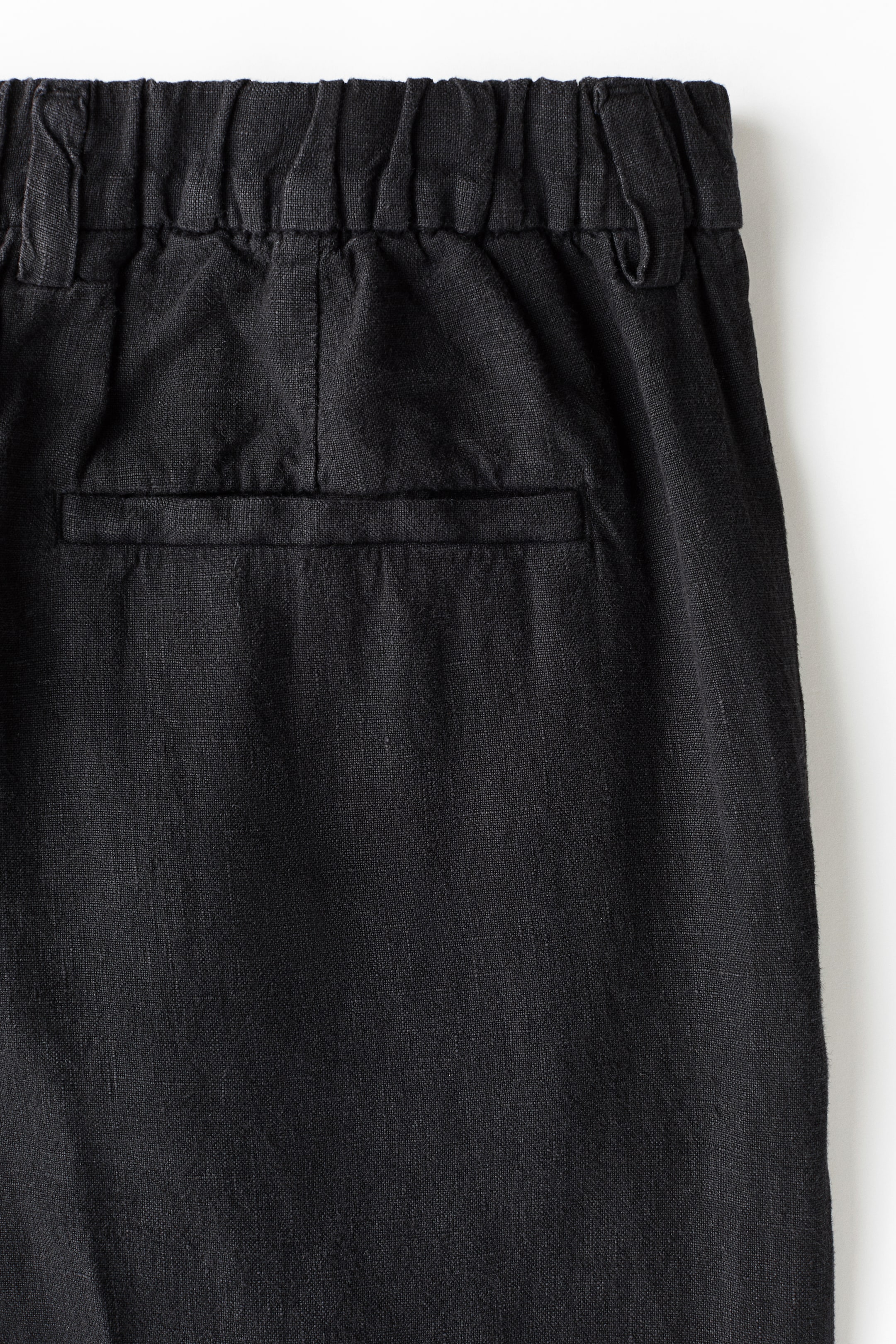 Мужские брюки H&M Loose-Fit Wide-Leg Linen Pants — фото 5