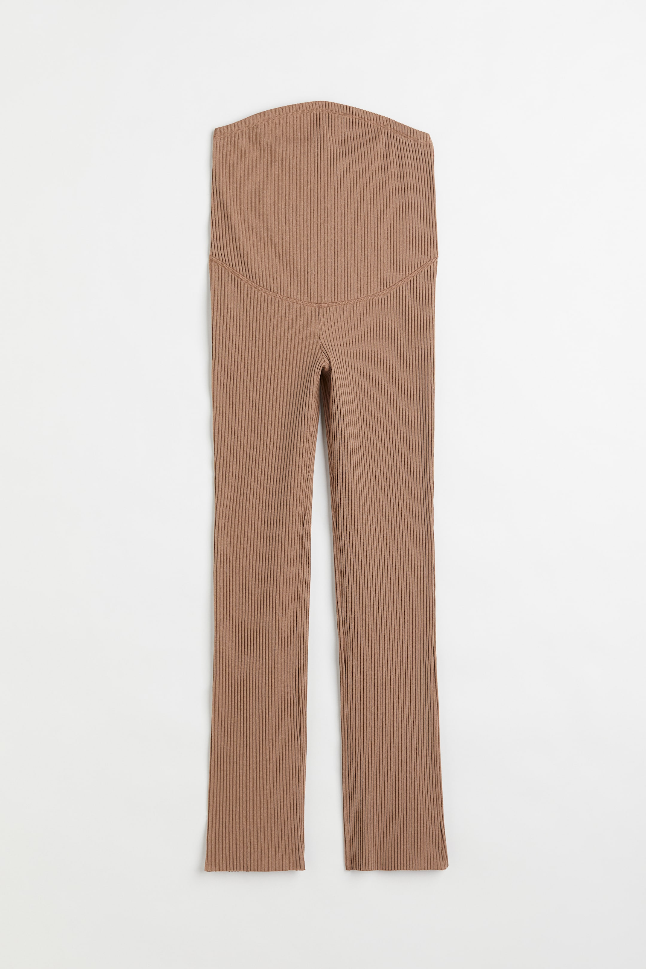 Nagyobb kép megtekintése: MAMA Bordás legging - Sötétbézs - NŐI | H&M HU 1