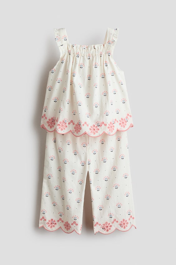 Детские топы H&M 2-Piece Printed Cotton Set