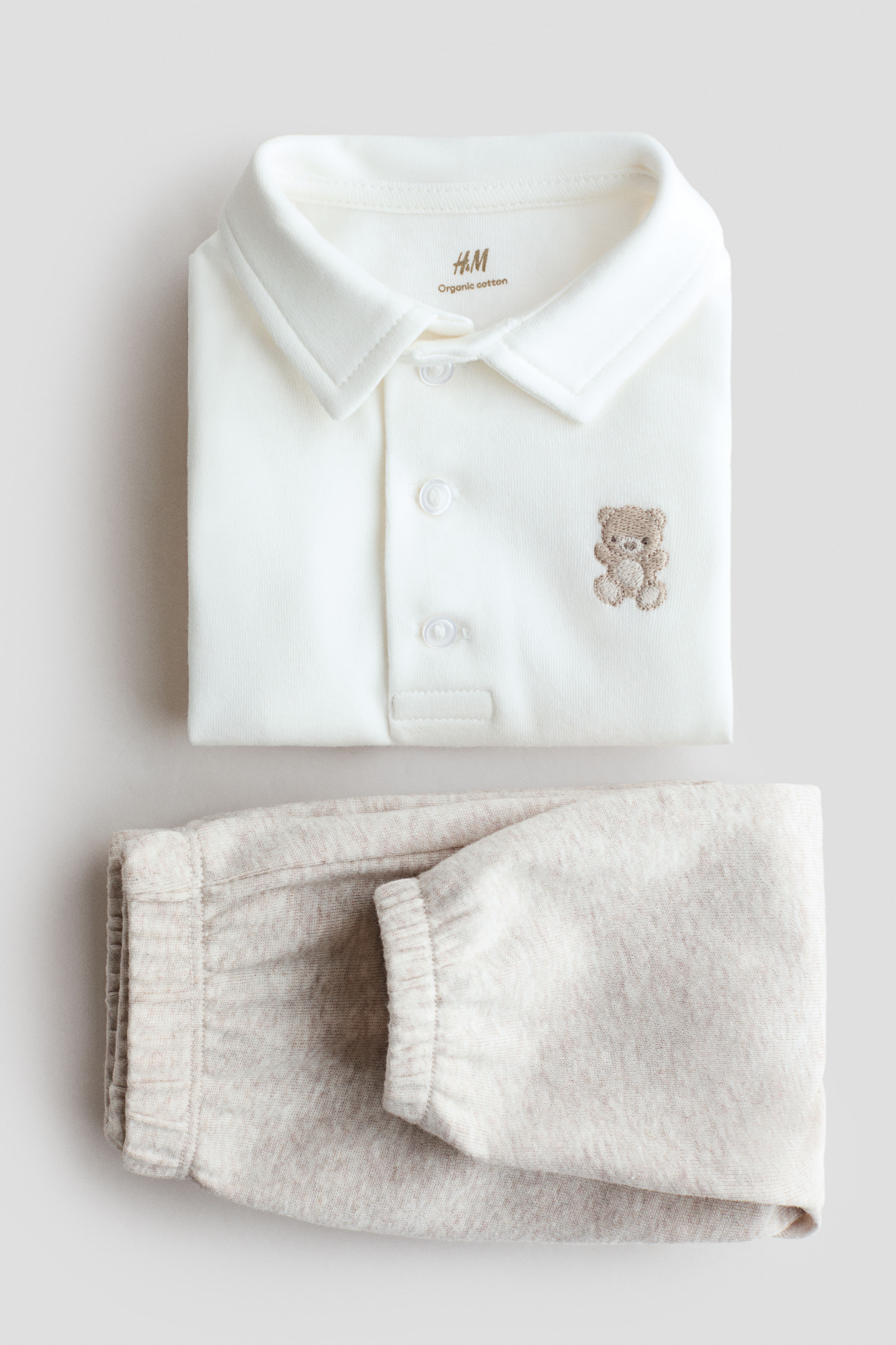 2-Piece Polo Bodysuit and Pants Set