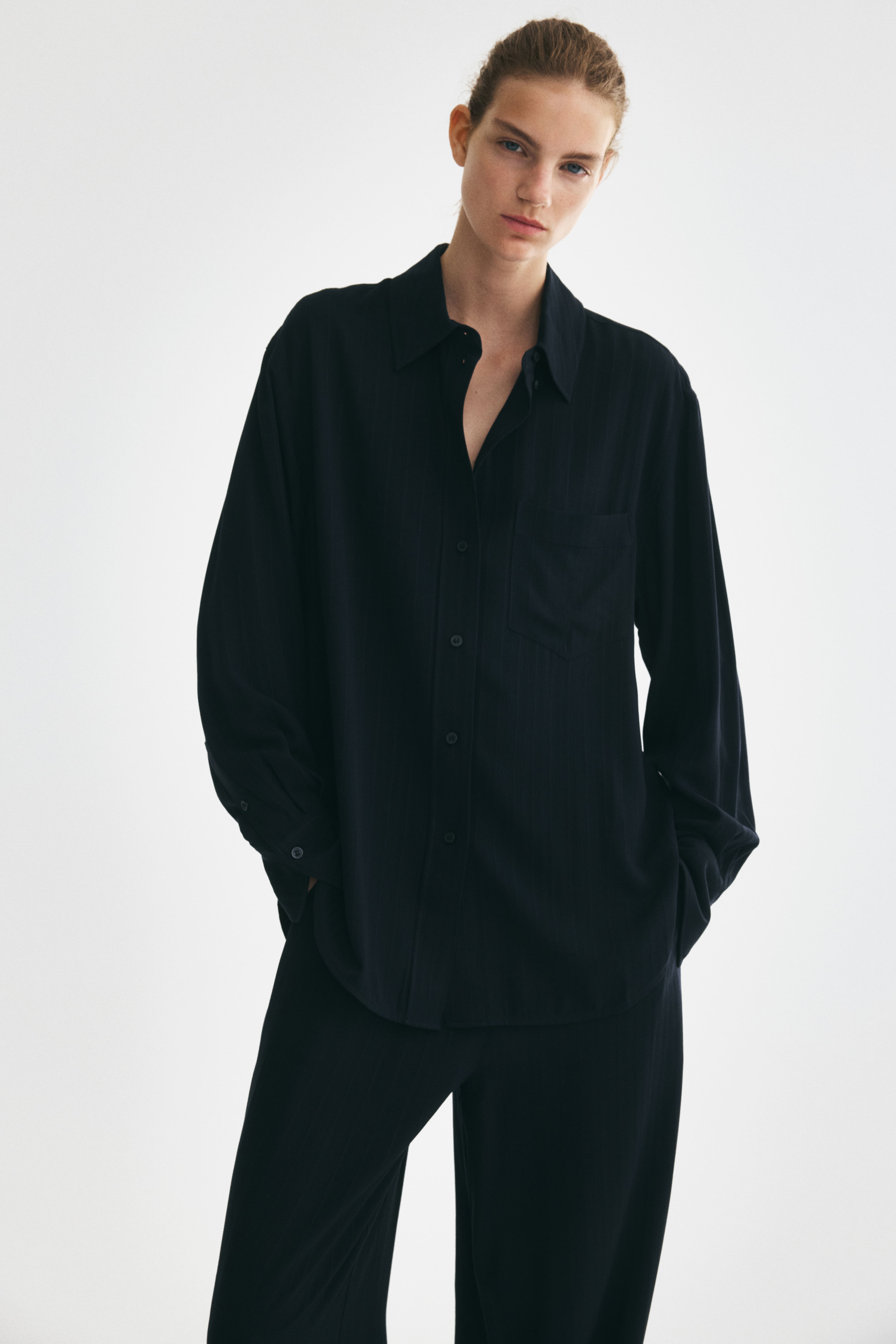 Oversized Viscose Shirt
