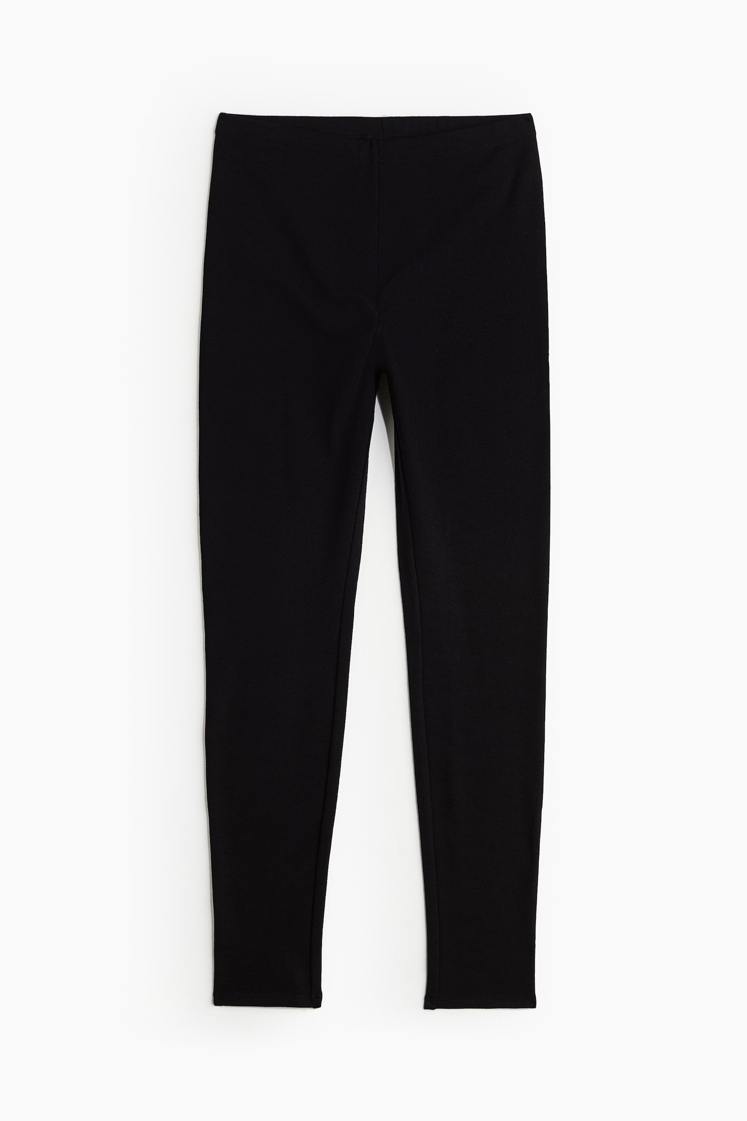 THERMOLITE® fleece leggings - Black/Grey marl - 4