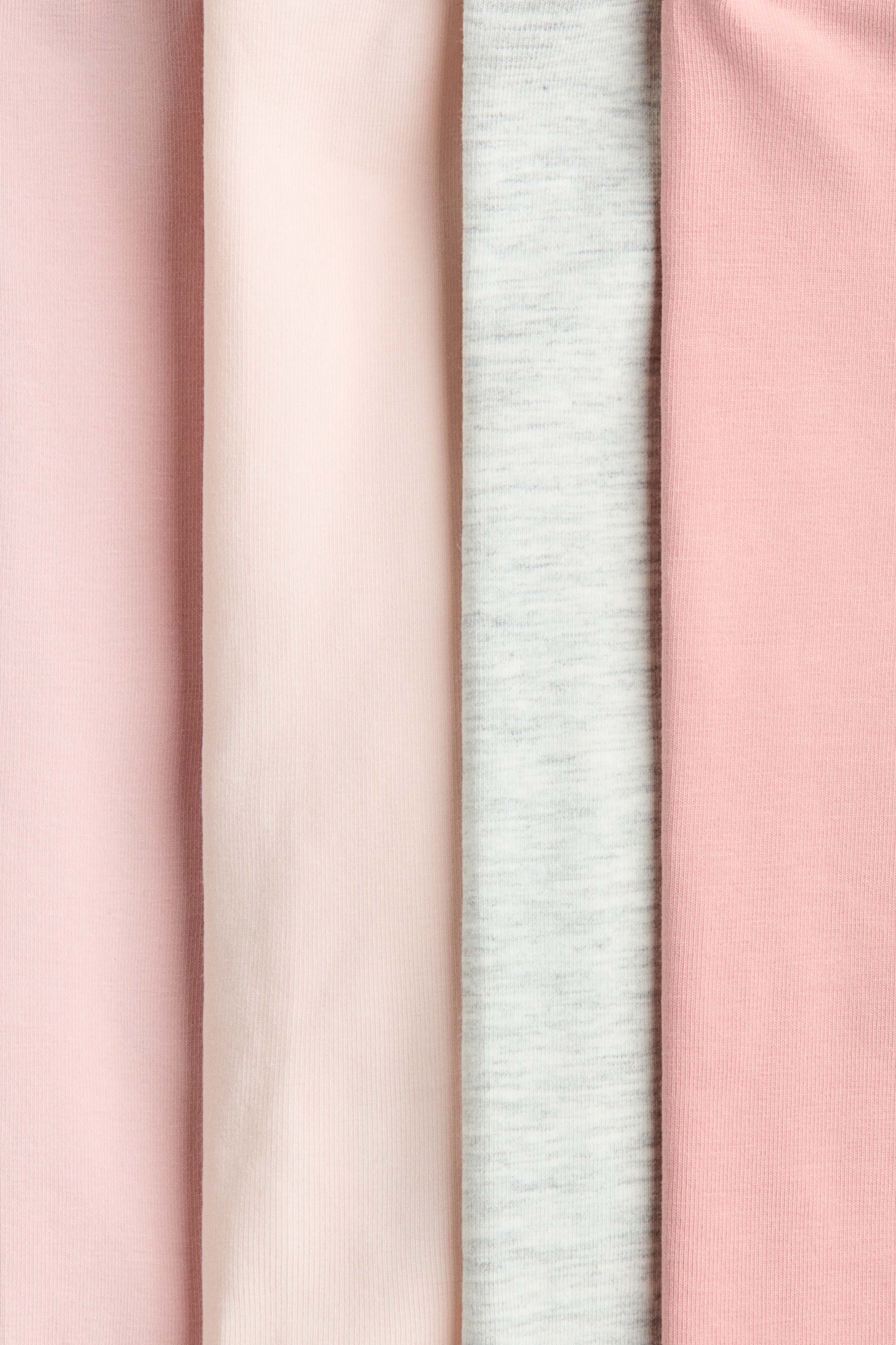 Grösseres Bild ansehen: 4er-Pack Leggings aus Baumwolljersey - Rosa/Hellrosa - KINDER | H&M CH 2