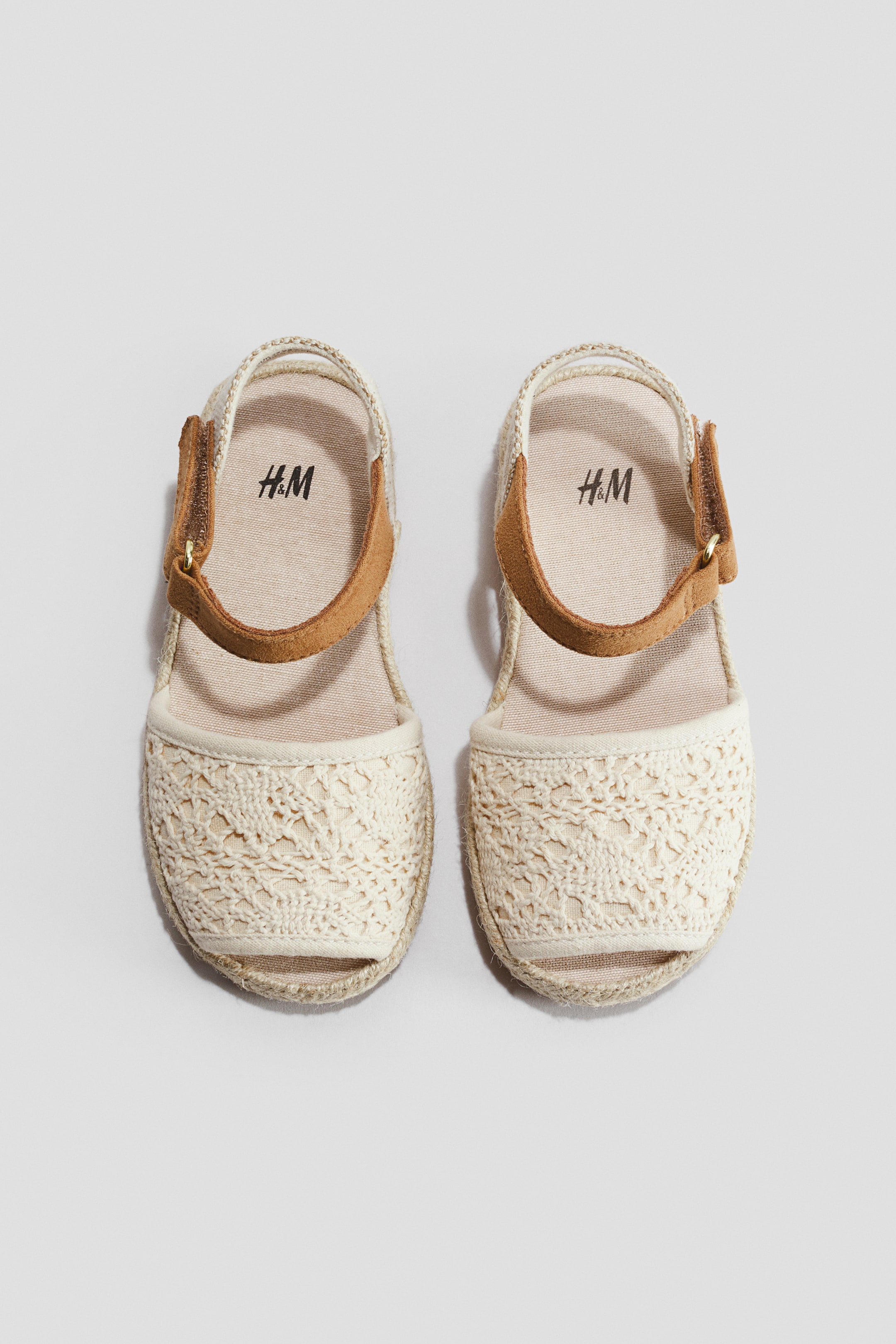 Детские сандалии H&M Crochet-Look Sandals — фото 3