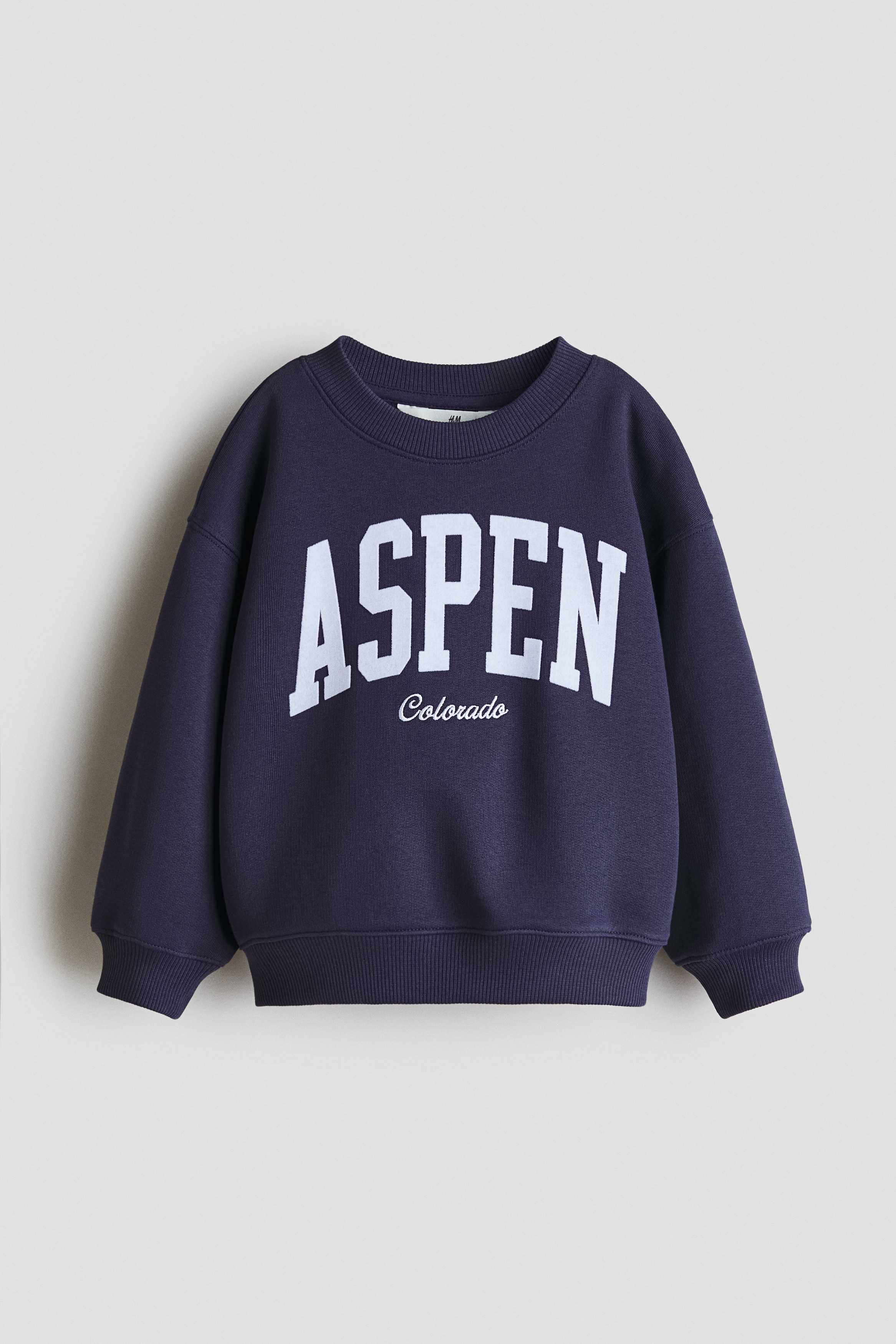 Mikina s kulatým výstřihem a s potiskem - Námořnická modř/Aspen/Černá/Sports dept./Zelená/SOHO/Světle šedý melír/Paris/Modrá/Cosy Bear Club/Krémová/London/Hnědá/Soho/Krémová/Paris/Tmavě šedá/Sports/Námořnická modř/Saturn/Námořnická modř/Arizona/Světle zelená/koně