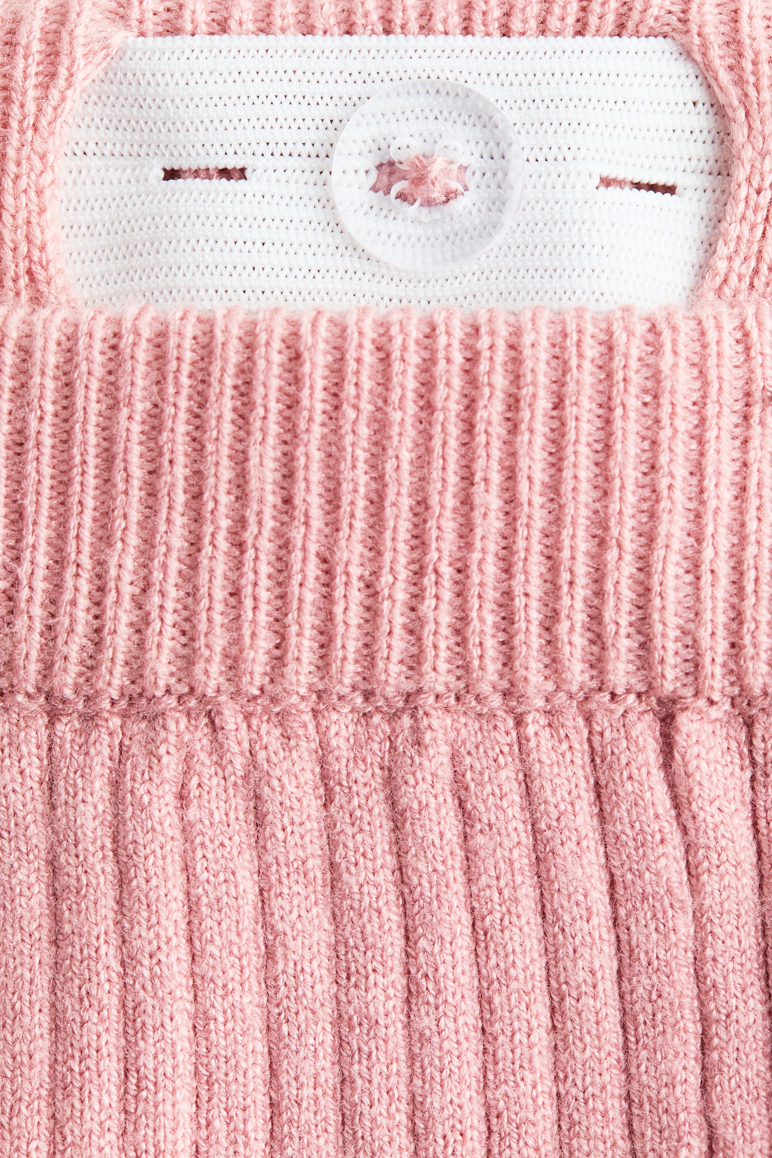 Детские брюки H&M Flared Rib-Knit, цвет: Светлый розовый — фото 2