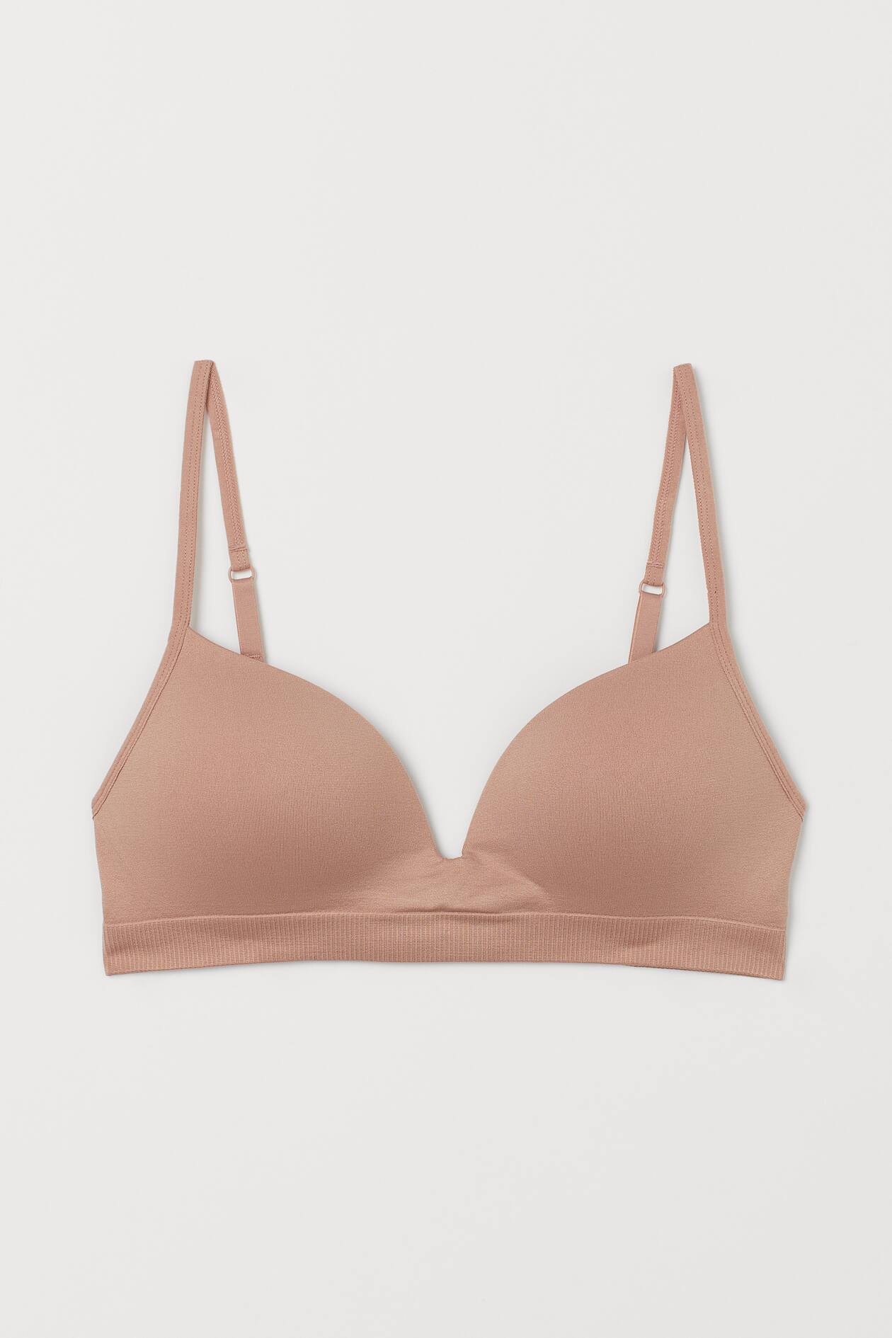 Seamless Push Up Bra Light Beige Ladies Handm Us