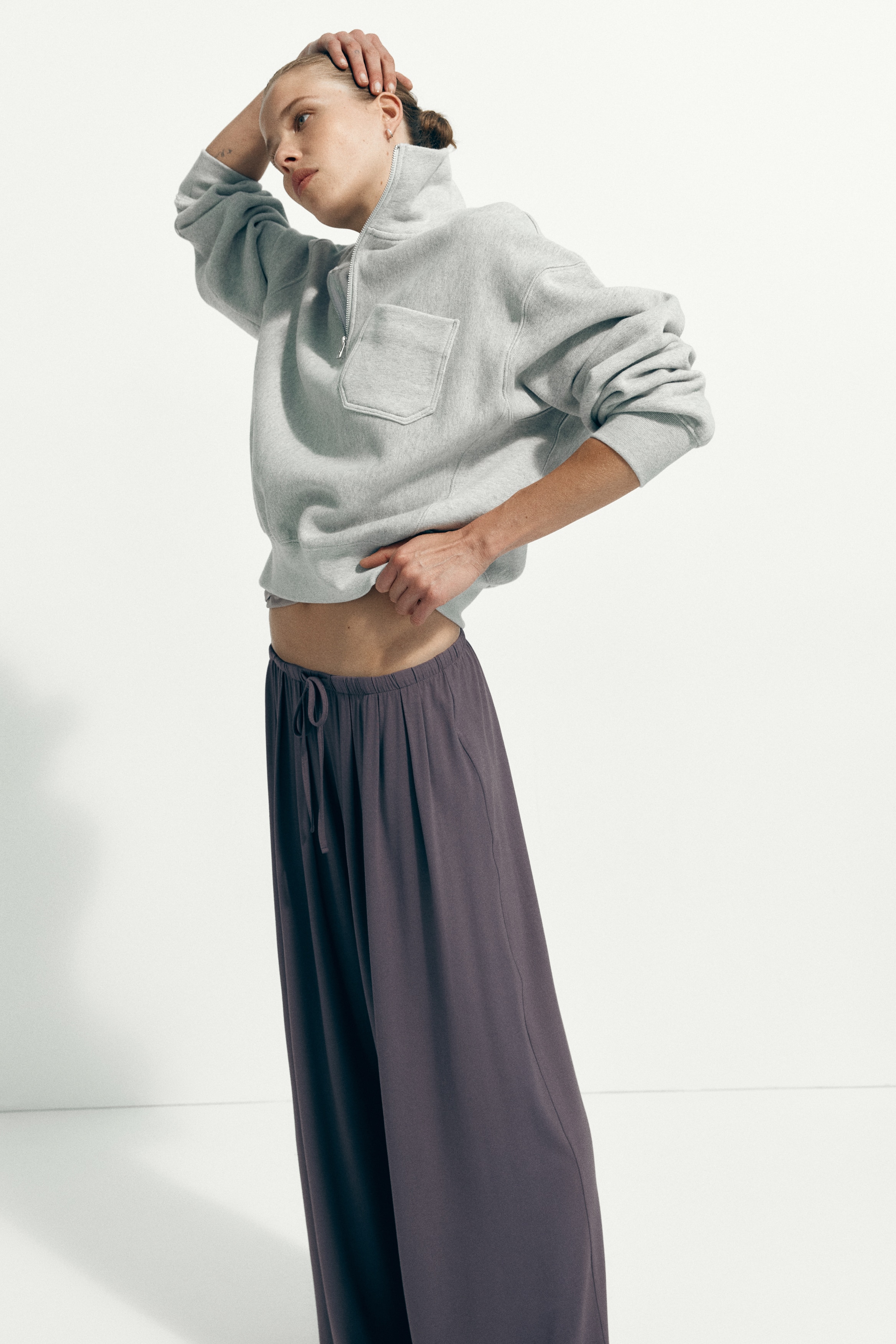 Jerseyhose mit Kordelzug