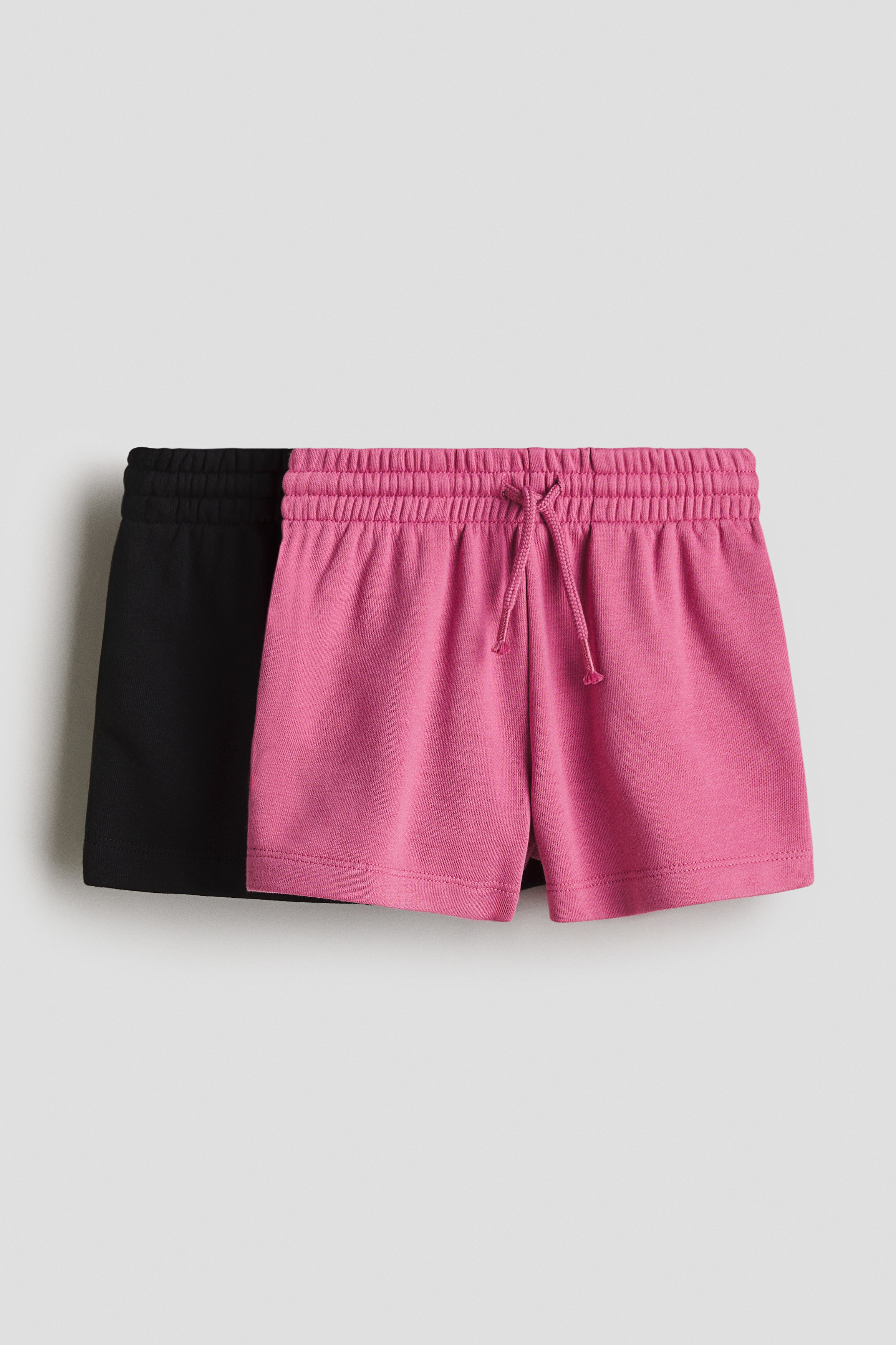 Cerise/black 2-Pack Sweatshorts for kids | H&M US