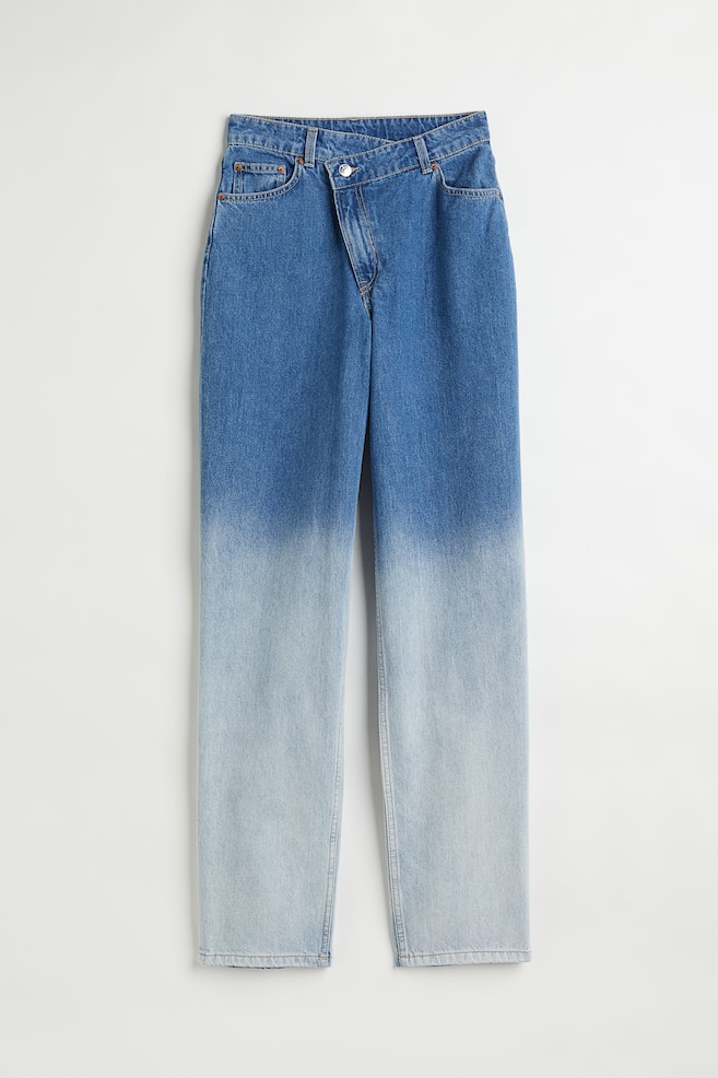 90s Straight Baggy Jeans - Denim blue/Ombre - 1