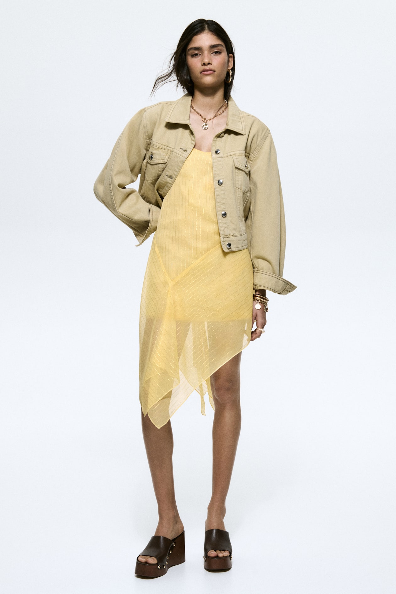 Shimmery Slip Dress - image 3