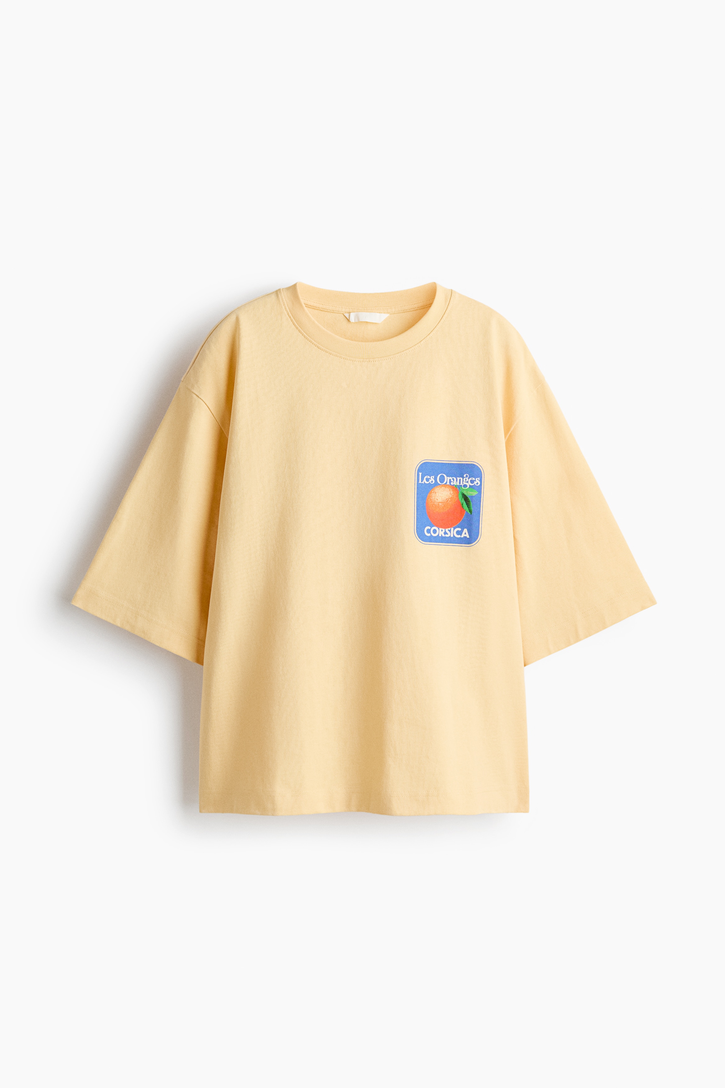 Oversized cotton T-shirt - Yellow/Oranges/Blue/Oranges/Red/Striped/Red/Dark blue/Bellavista