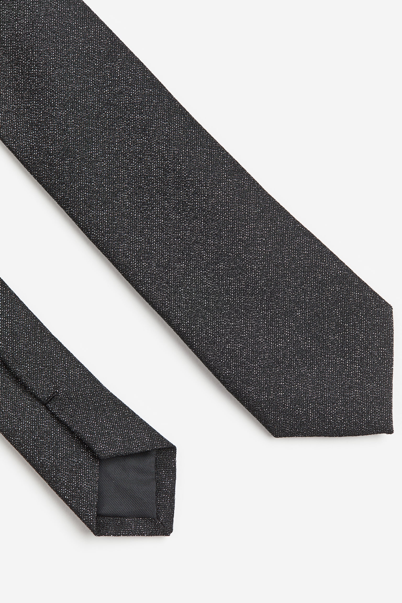 Glittery tie - Black - 2