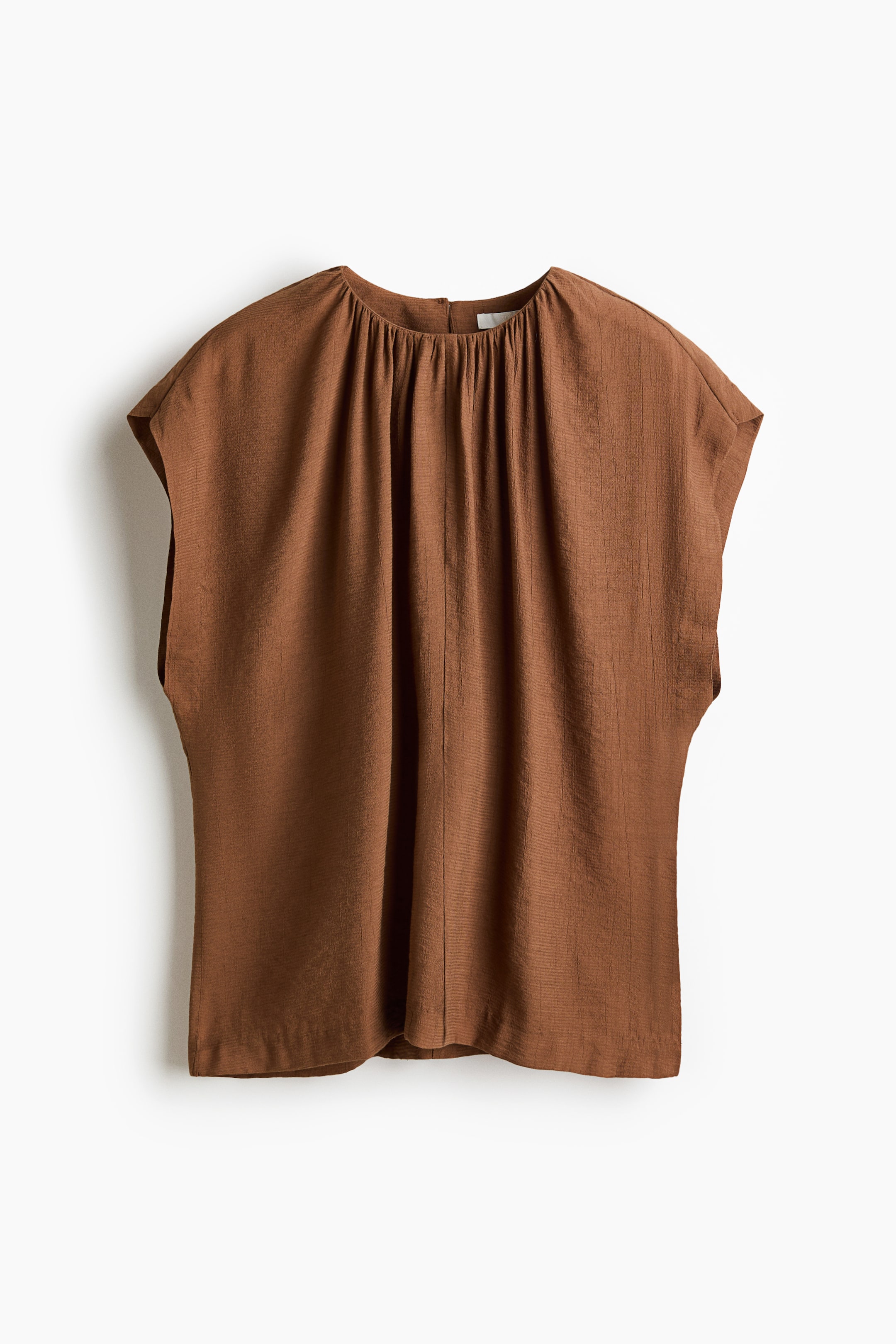 Blouse ample froncée