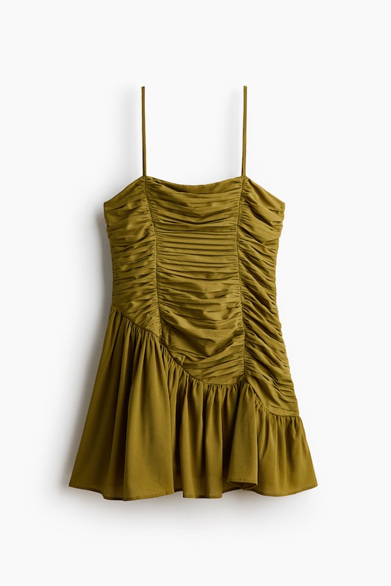 Женские платья H&M Ruched Crêpe Dress