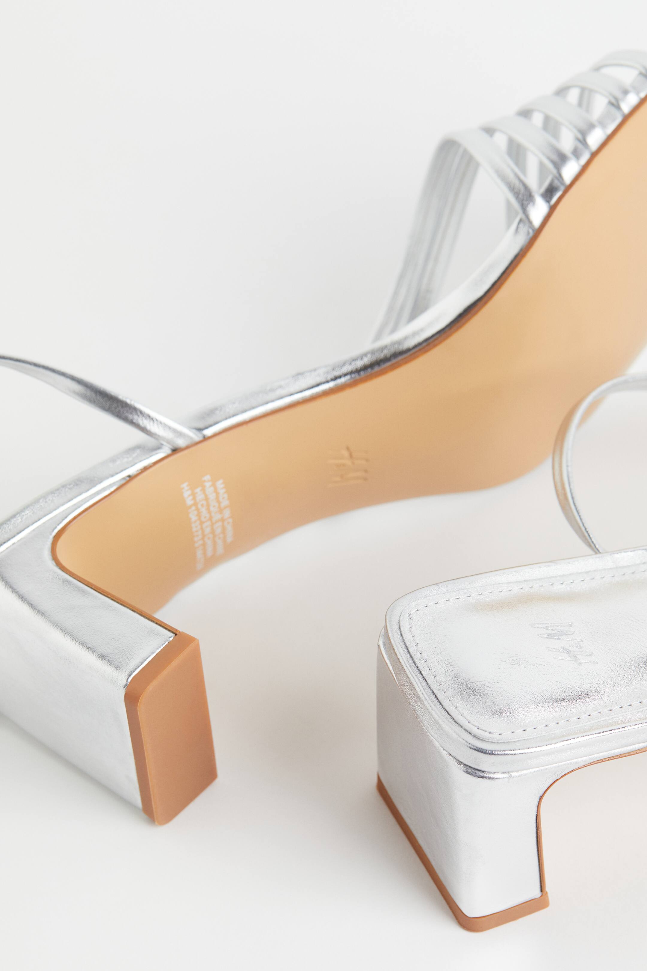 View larger image: Sandals - Silver-coloured - Ladies | H&M IN 5