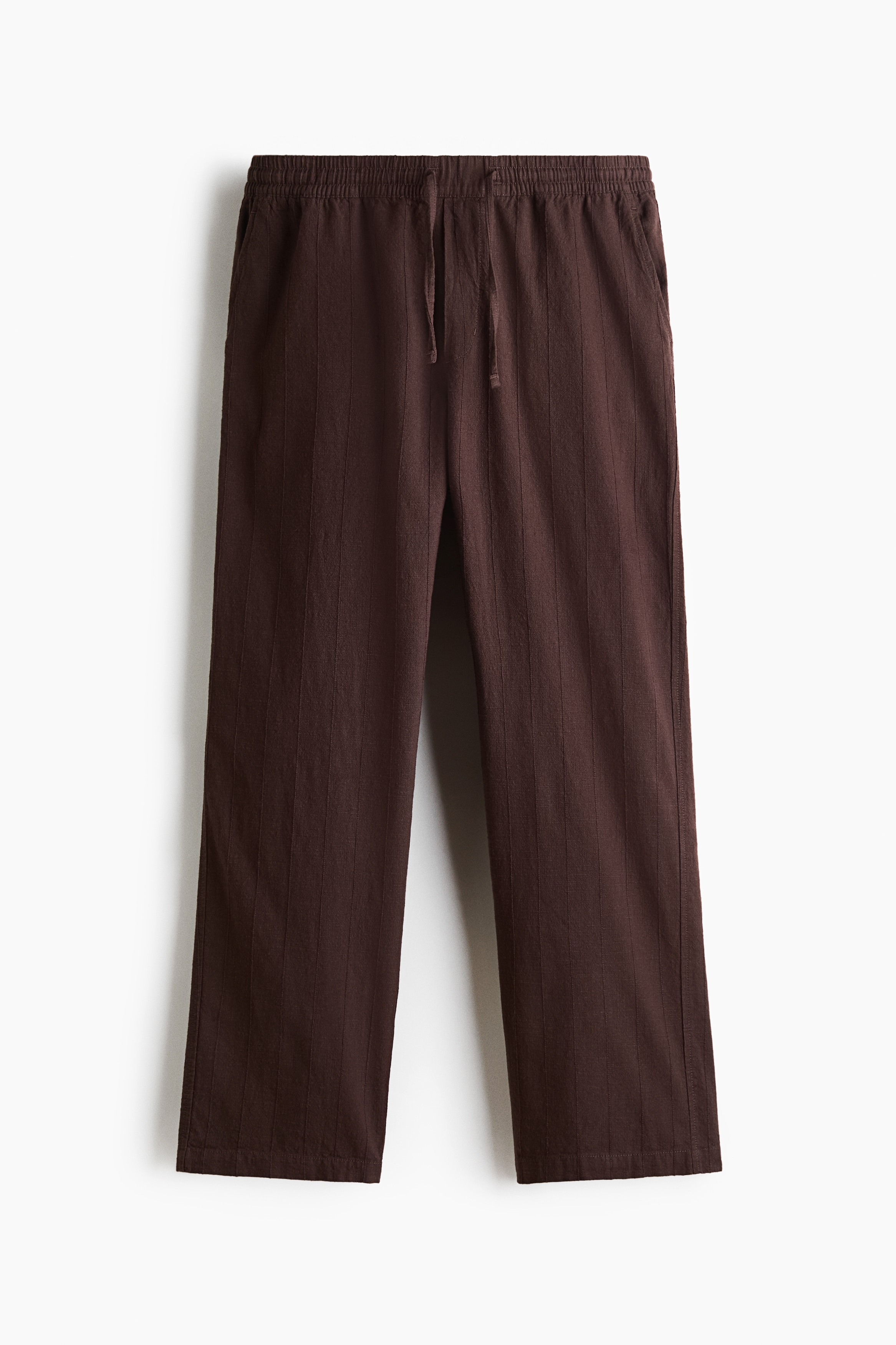 Relaxed Fit Cotton trousers - Dark brown/Cream/Navy blue/Khaki green