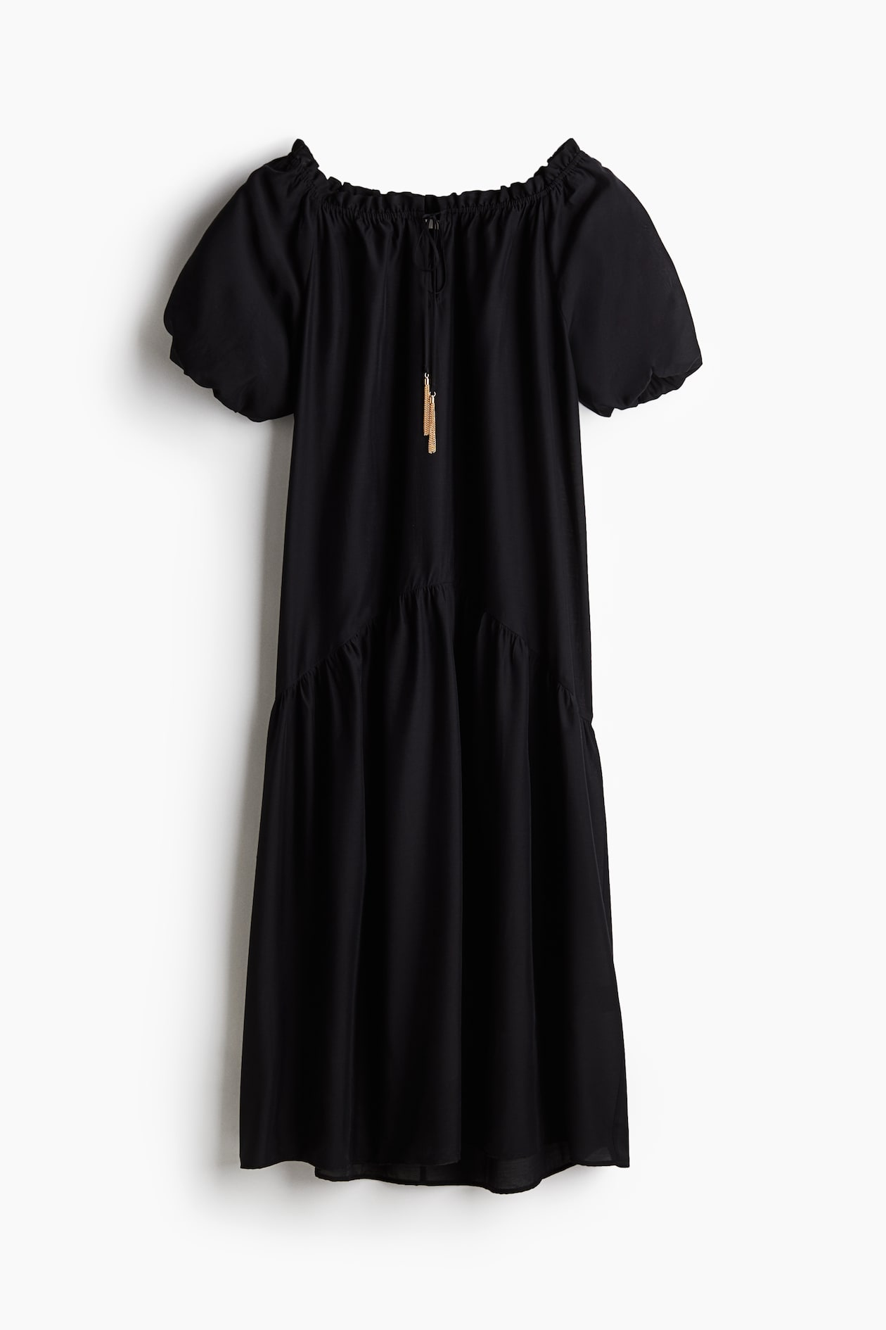 Drawstring-Detail Dress
