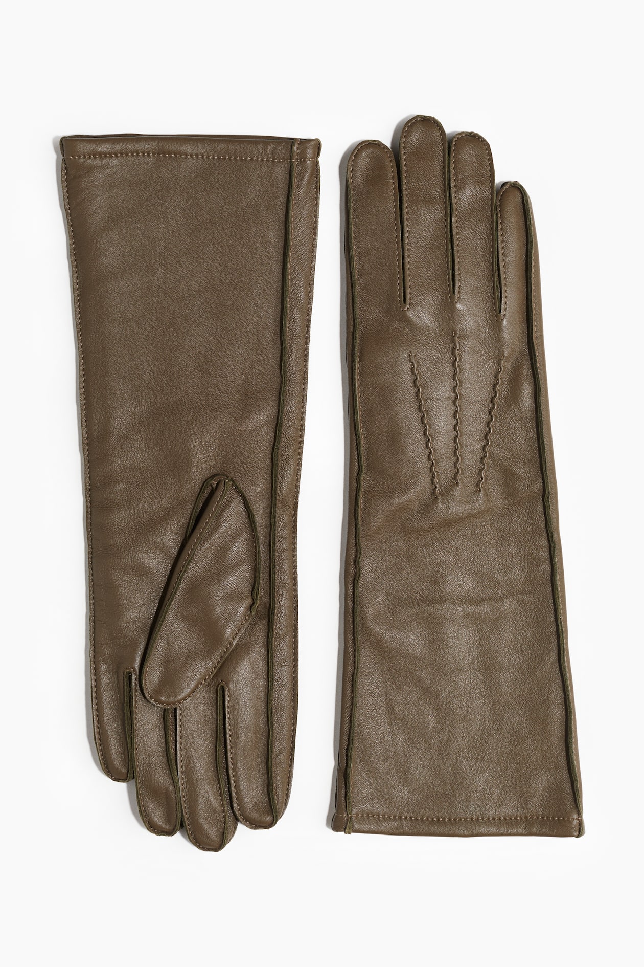 Produktbild von BeeFun® Imkerhandschuhe Khaki – Leder & Baumwolle, Größe M – Europäisches Design Für Sicheren Schutz