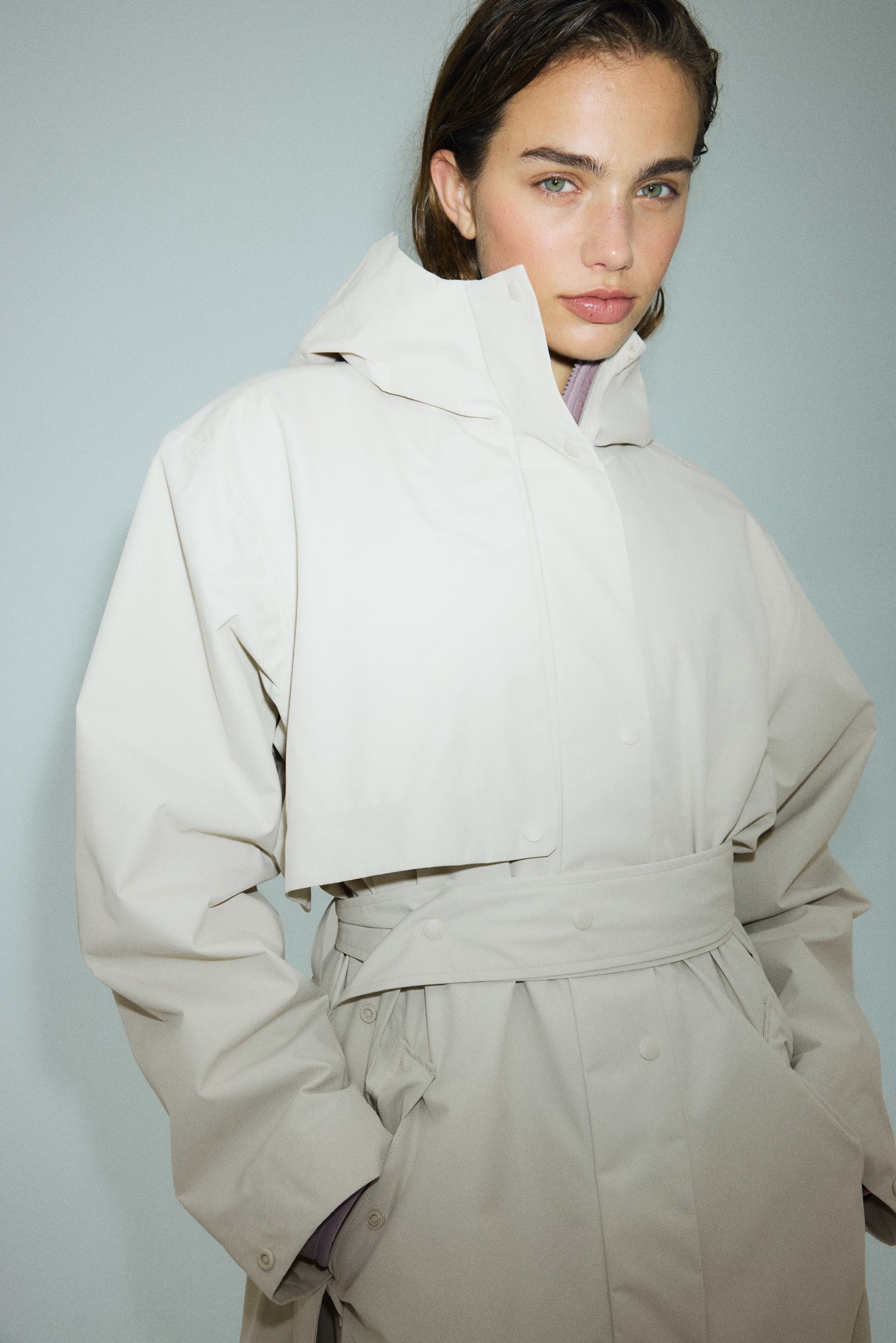 Trench coat with StormMove™ - Light beige - 7