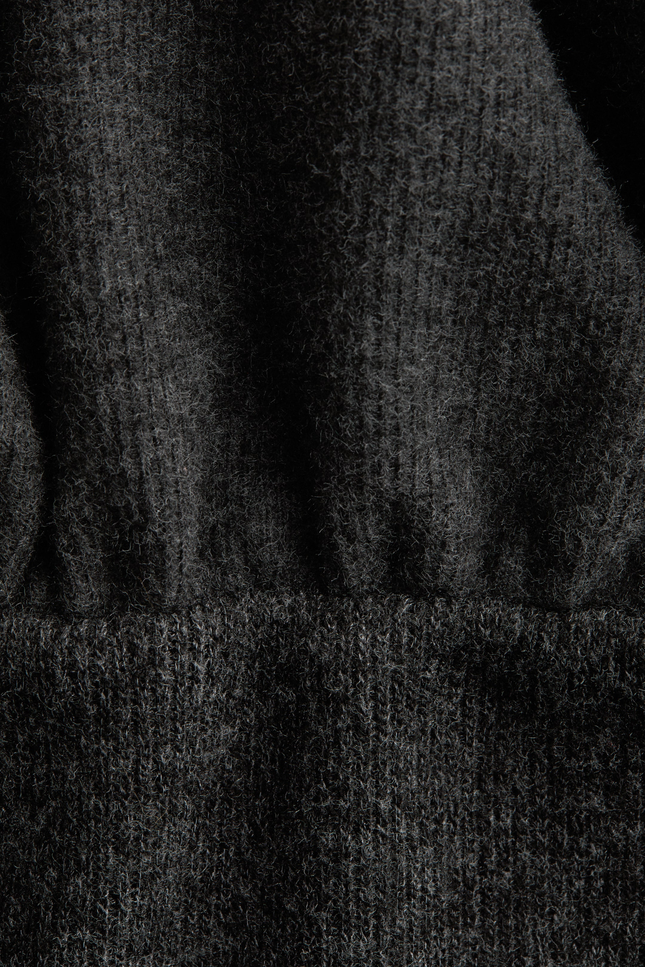 Haut en tricot avec col cheminée