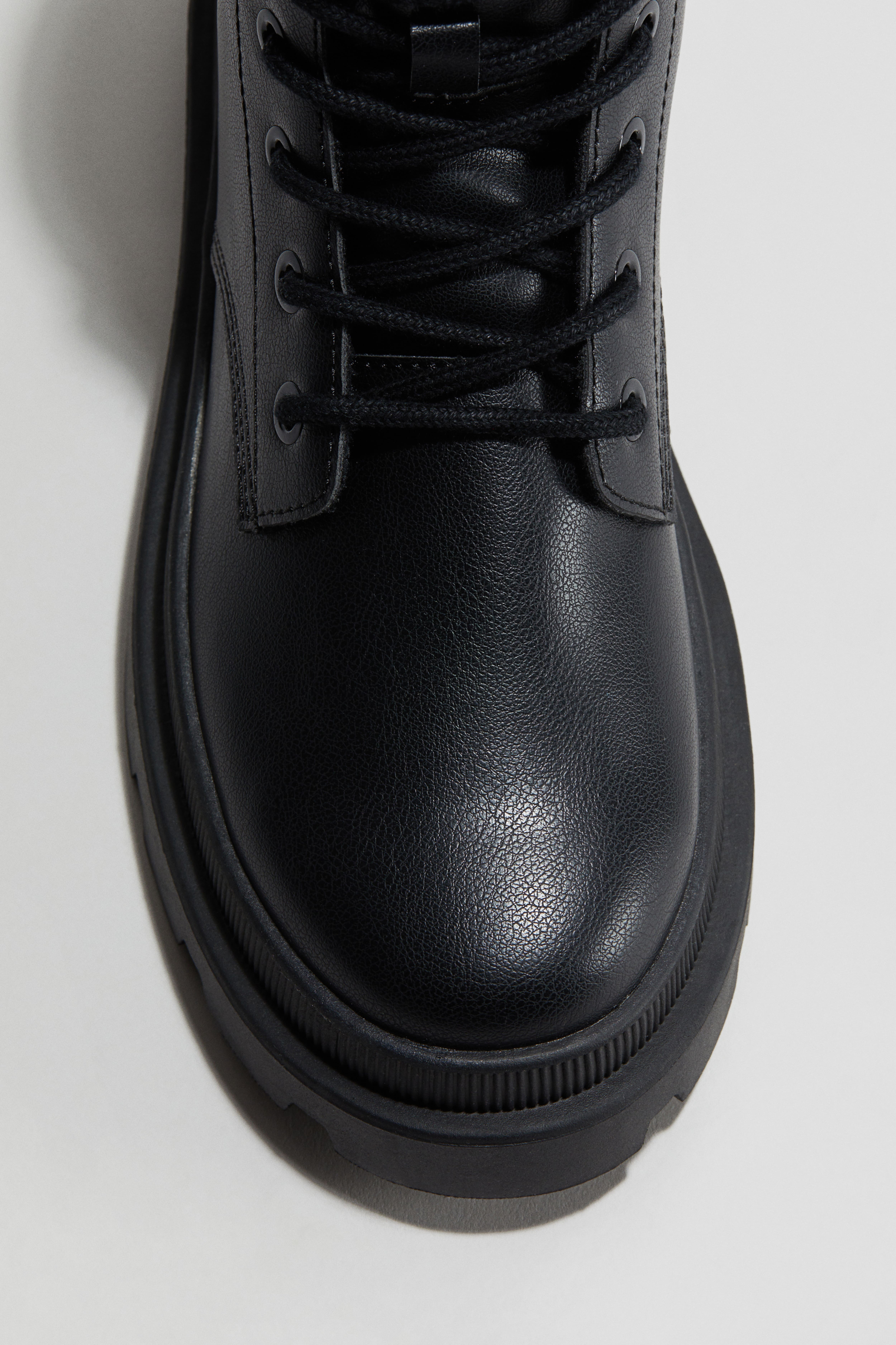 Chunky Lace-Up Boots