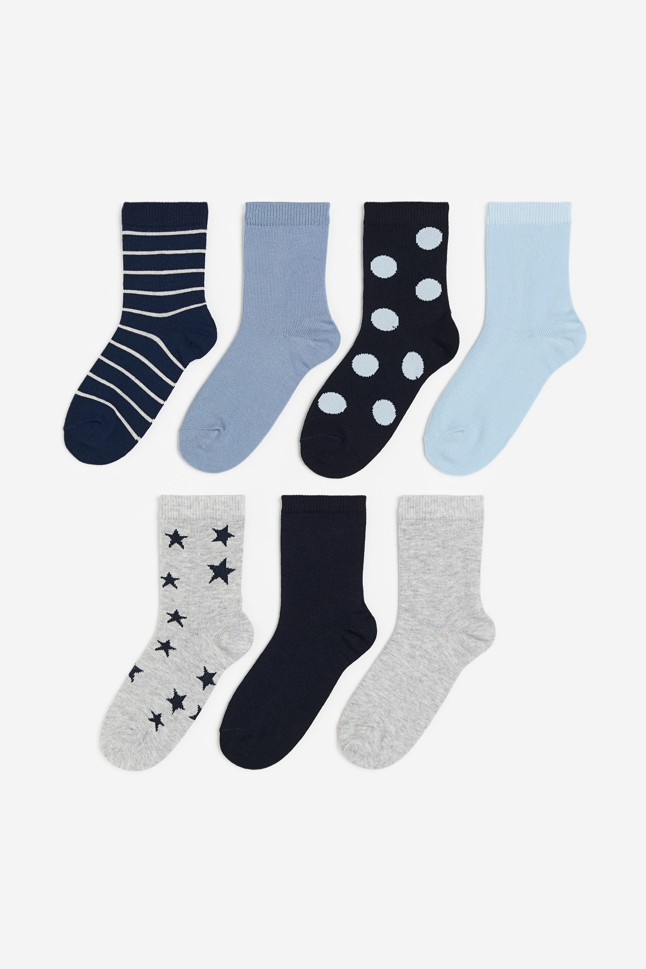 7-pack Patterned Socks