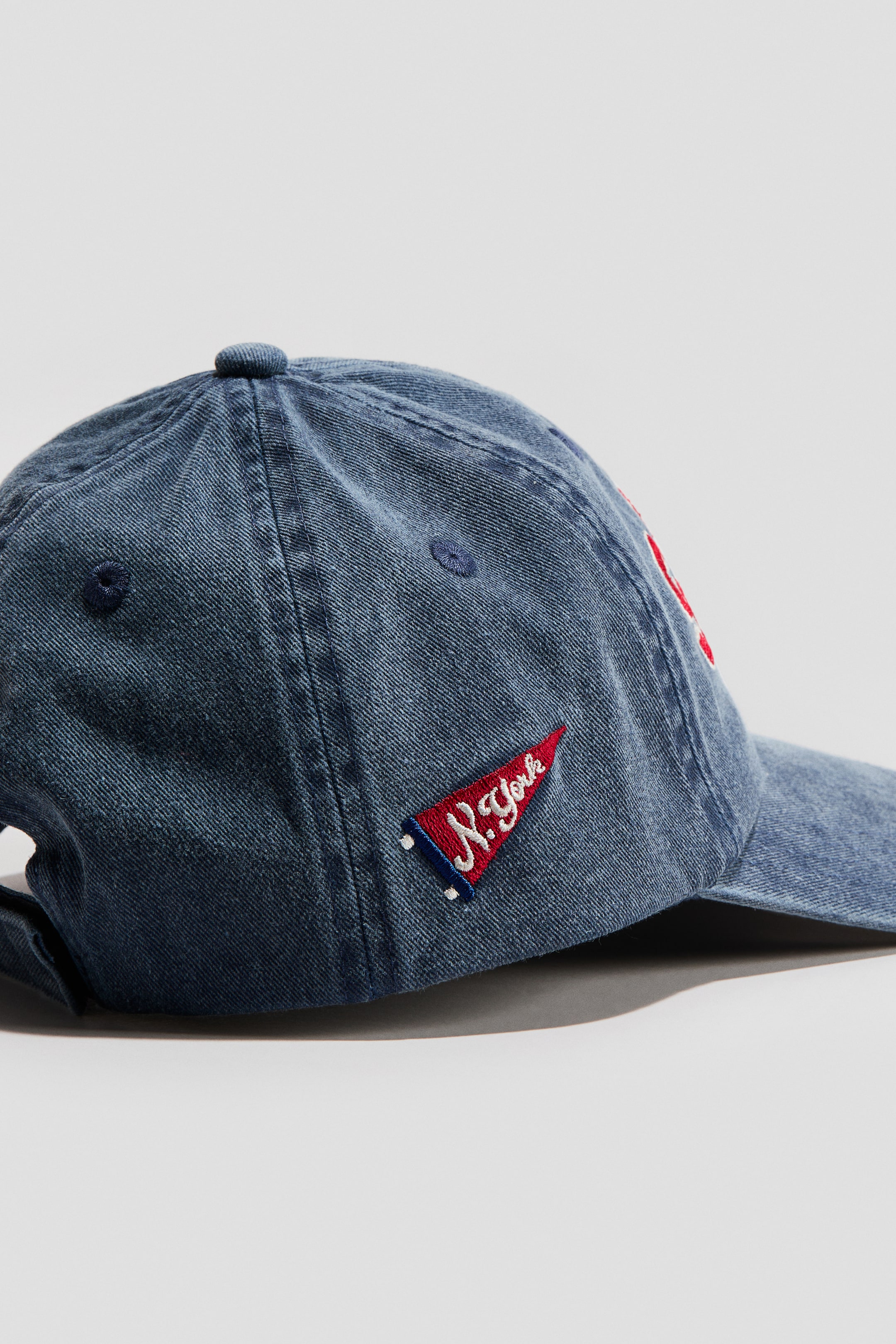 Motif-Detail Cotton Cap