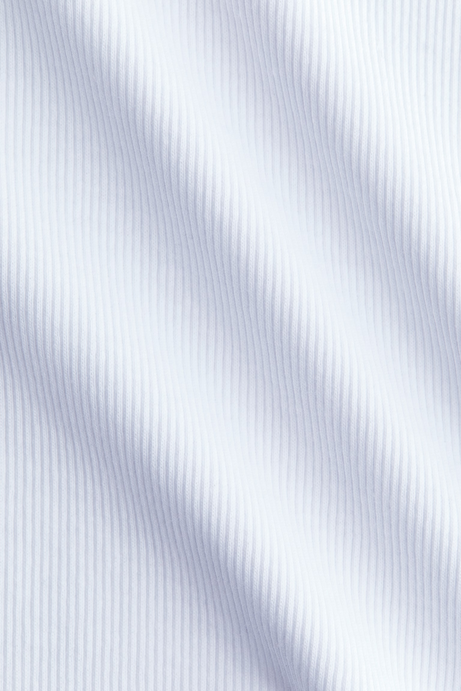 Ribbed cotton vest top - White/Light pink/Black/White/Striped - 2