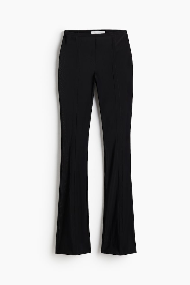 Pantaloni din plasă - Negru - 1