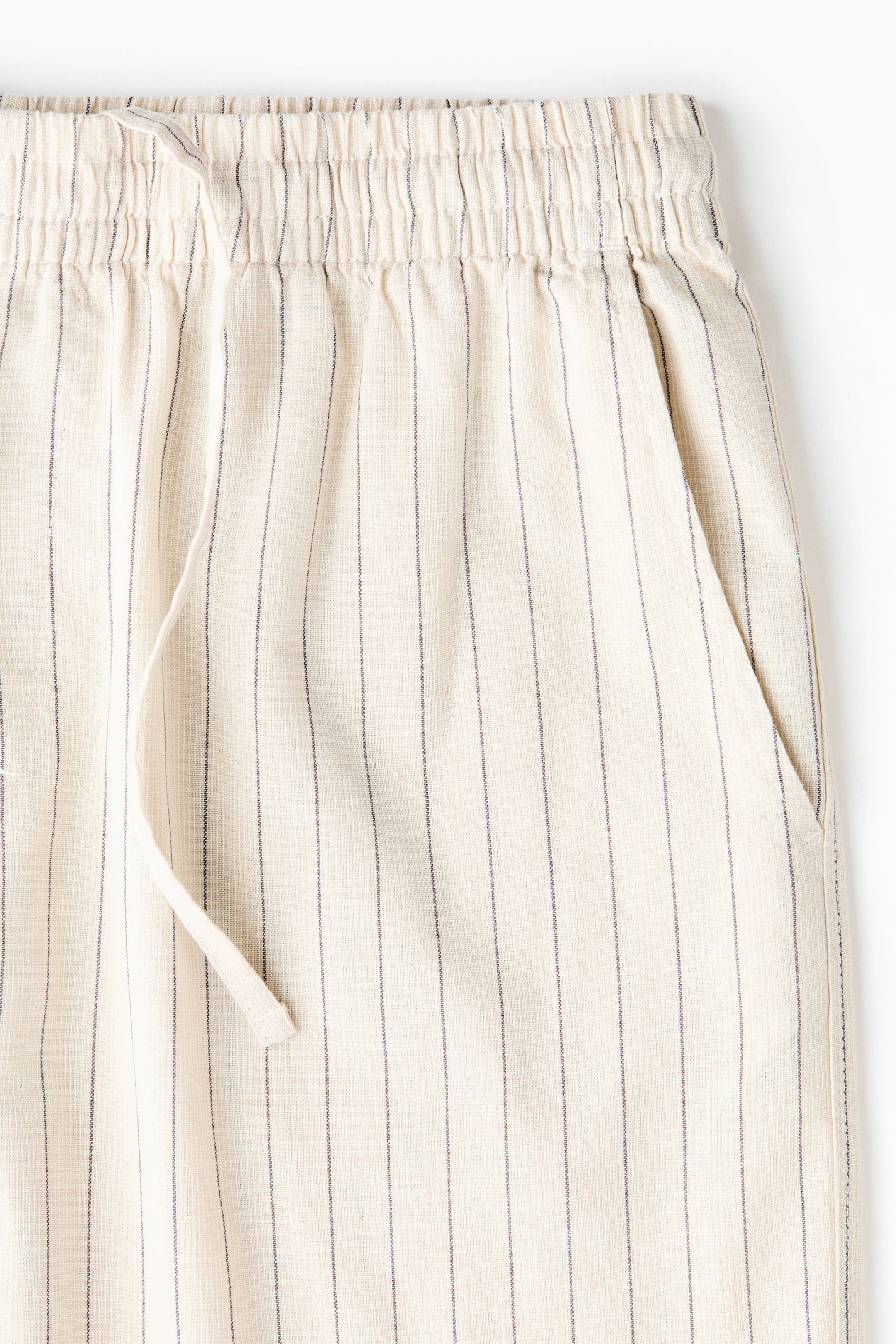 Linen-Blend Resort Shirt and Shorts Set