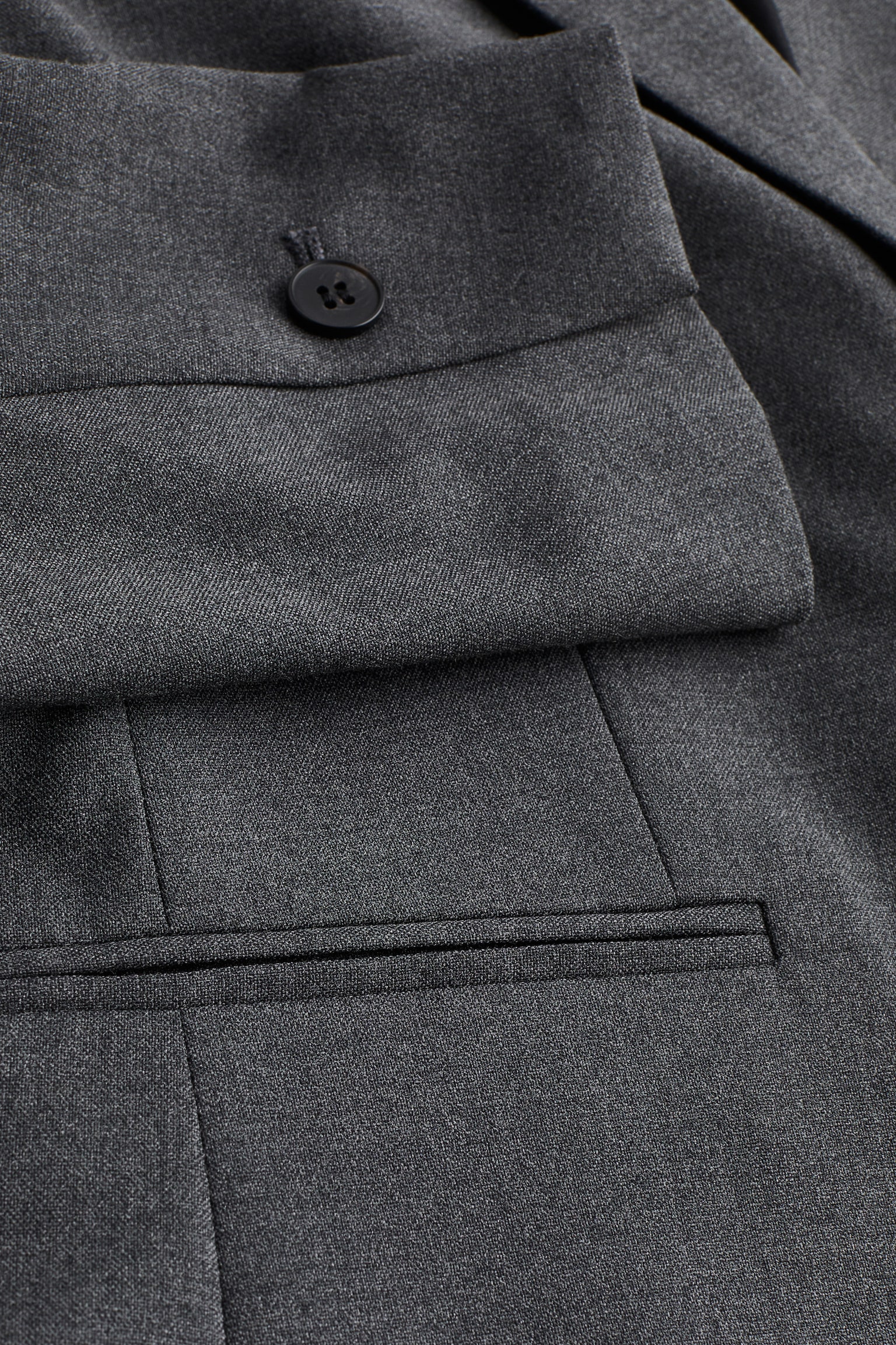 Fitted jacket - Dark grey marl/Black/Navy blue/Light beige - 6