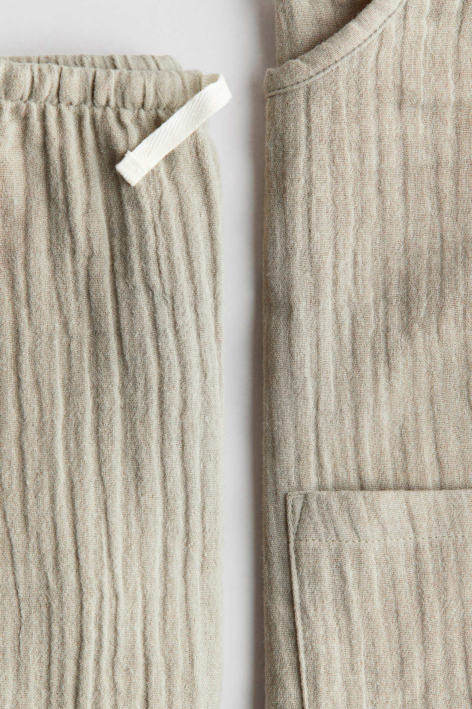 2-Piece Cotton Muslin Set - 3